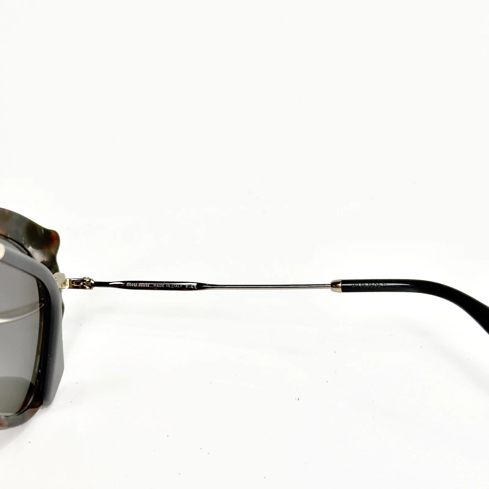 Miu Miu MIU MIU MU05SS NOIR Crystal Butterfly Gold Brown Blue 05S Size ONE SIZE - 3 Thumbnail