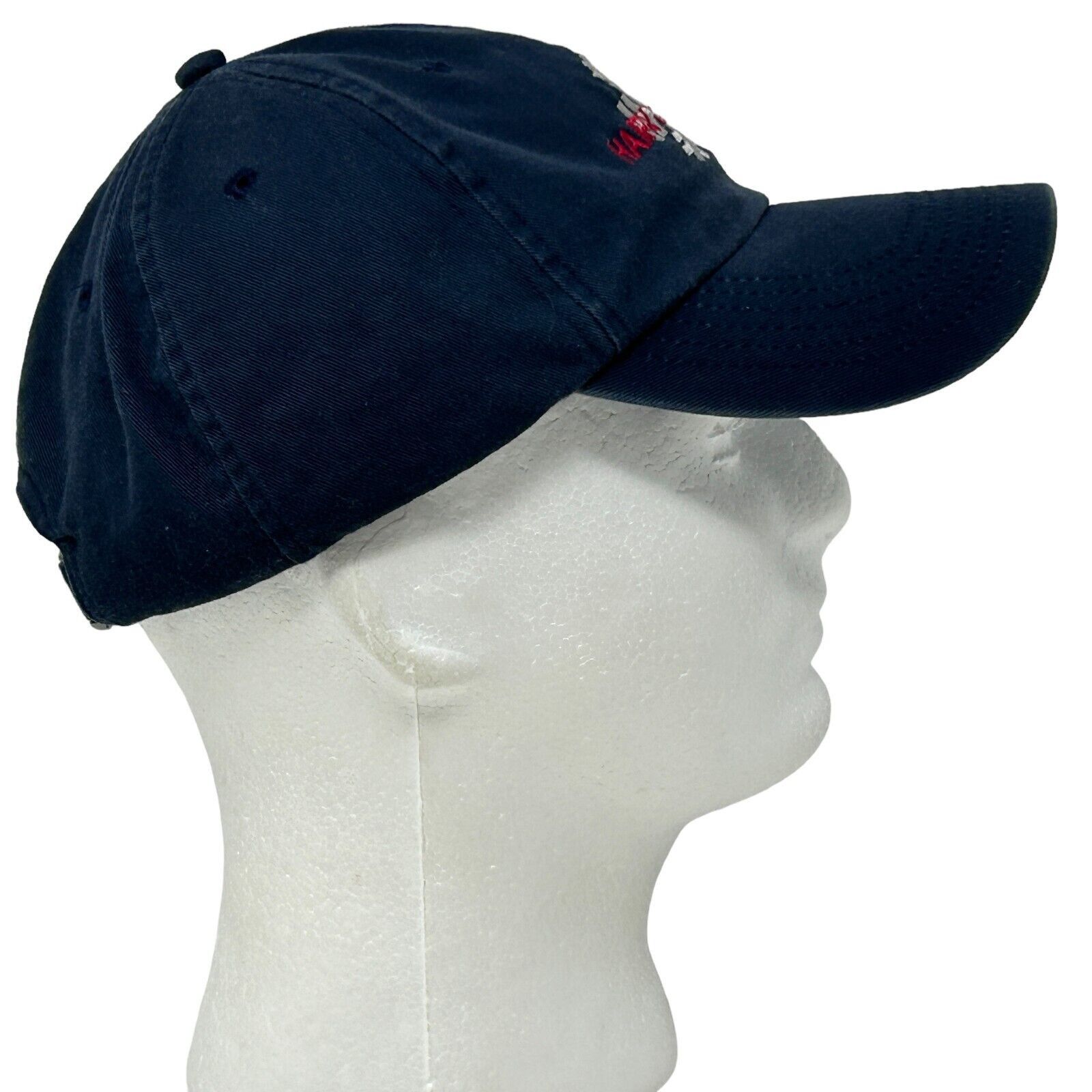 Vintage Harry Connick Jr Dad Hat Cap Blue Strapback Snowflake Winter Size ONE SIZE - 8 Thumbnail