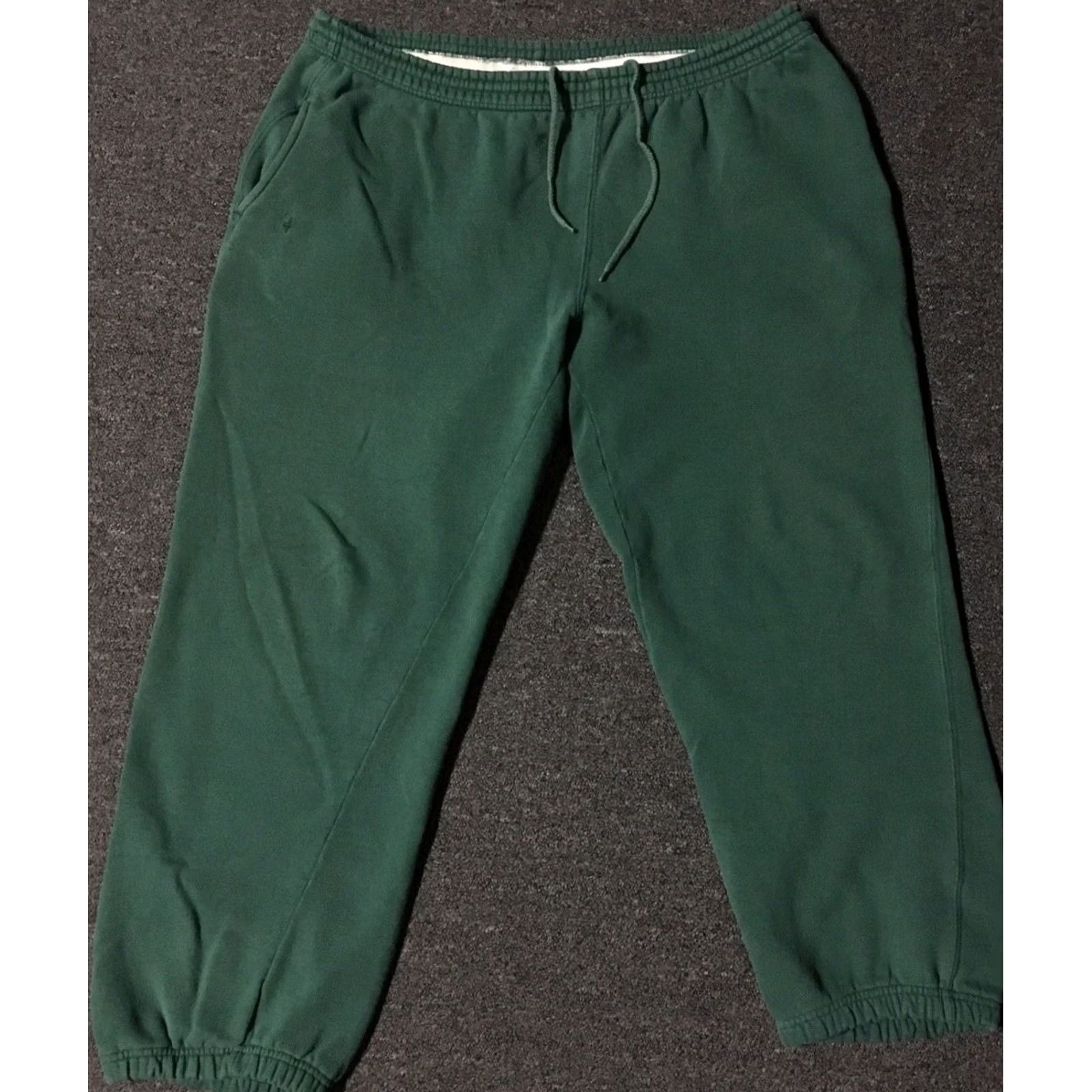 Vintage VINTAGE American Vintage Sweatpants M Green 80s 90s Distressed Activewear Pants Mens Grunge Skate Basketball Track PE Sport USA Size US 31 - 2 Thumbnail