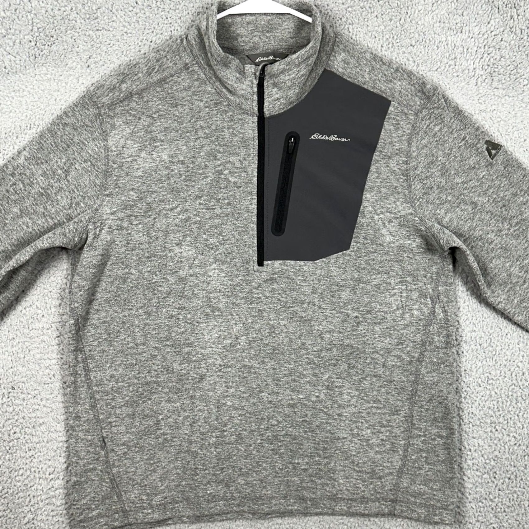 Eddie Bauer Eddie Bauer First Ascent Fleece Sweatshirt Men Large Gray Quarter Zip Pullover Size US L / EU 52-54 / 3 - 2 Thumbnail