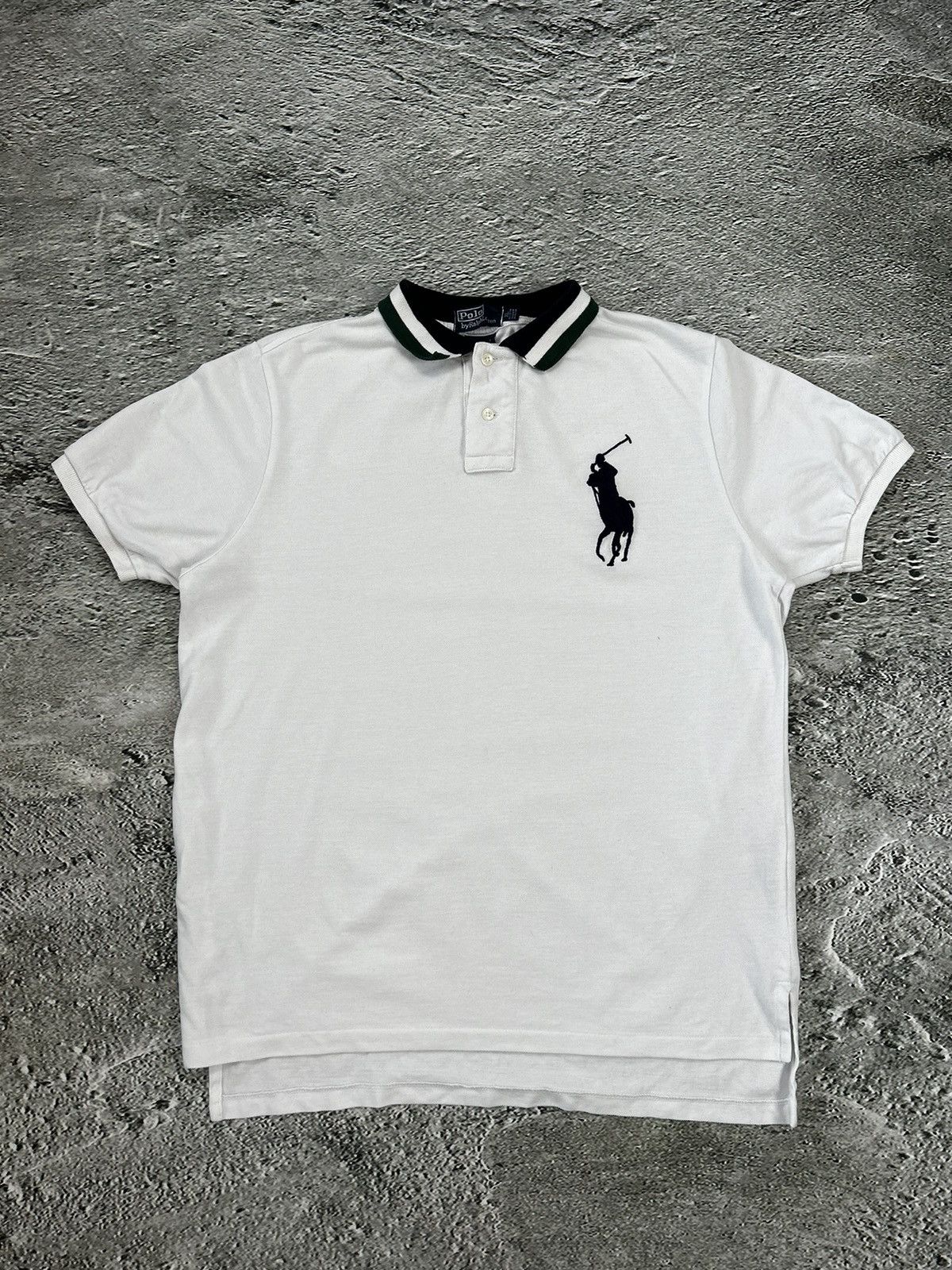 Polo Ralph Lauren Polo Ralph Lauren vintage white polo T-shirt big pony Size US L / EU 52-54 / 3 - 1 Thumbnail