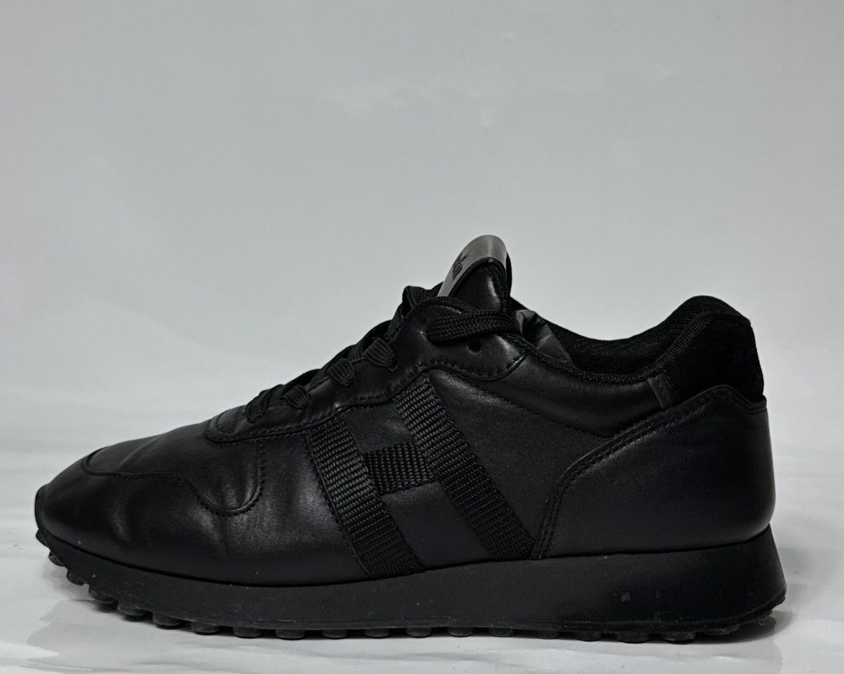 Hogan Hogan Black Leather Casual Sneakers Size 6 26 CM Size US 6 / EU 39 - 5 Thumbnail