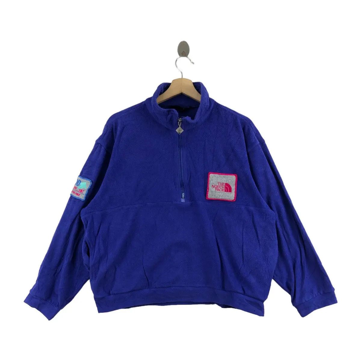 The North Face Vtg THE NORTH FACE Water Repellent Blue Fleece Jacket Size XXL / US 16-18 / IT 52-54 - 1 Thumbnail