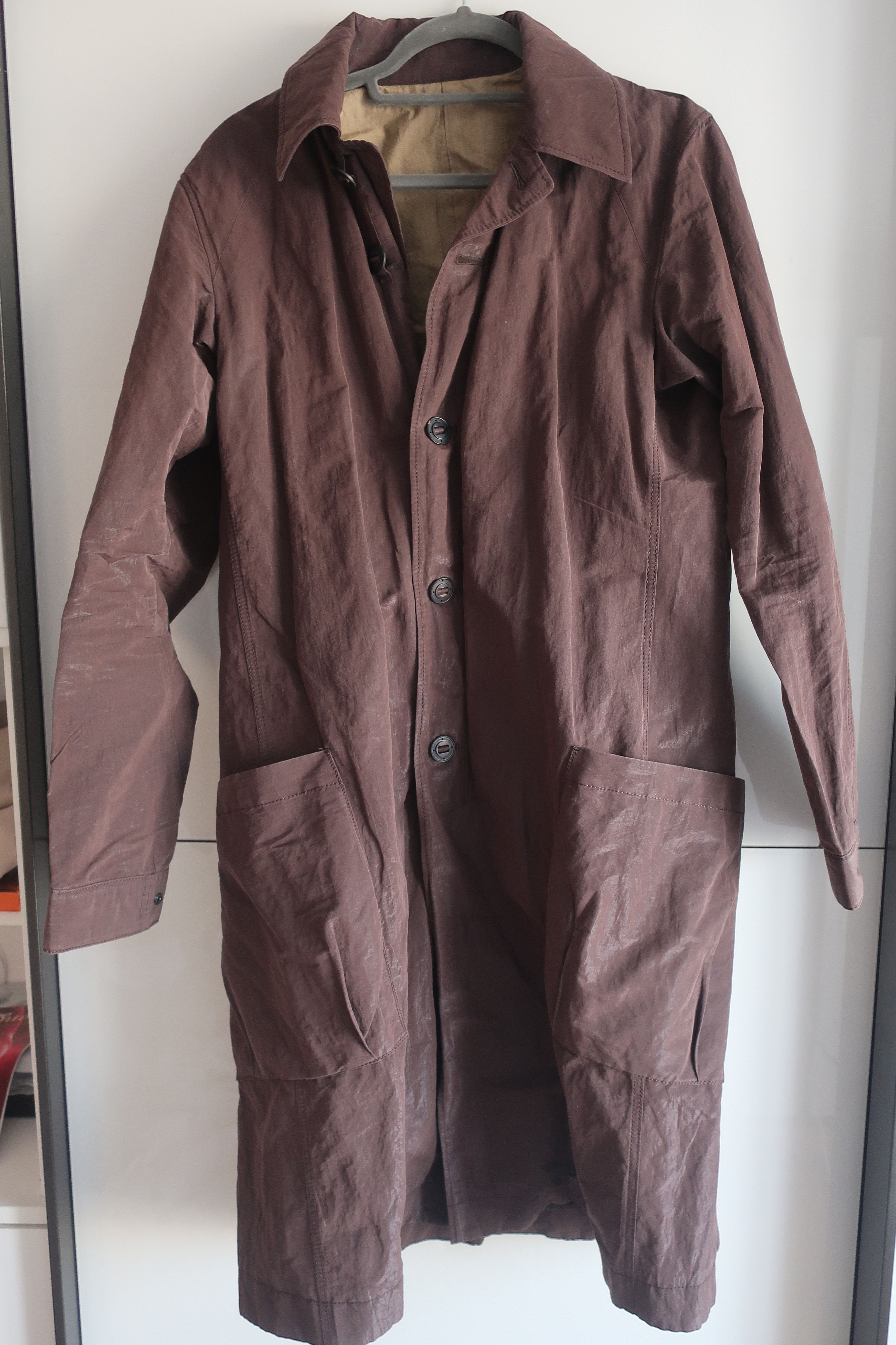 Devoa Devoa 21SS Coat lightweight highdensity Co/Pe Mud Gray Size US M / EU 48-50 / 2 - 6 Thumbnail