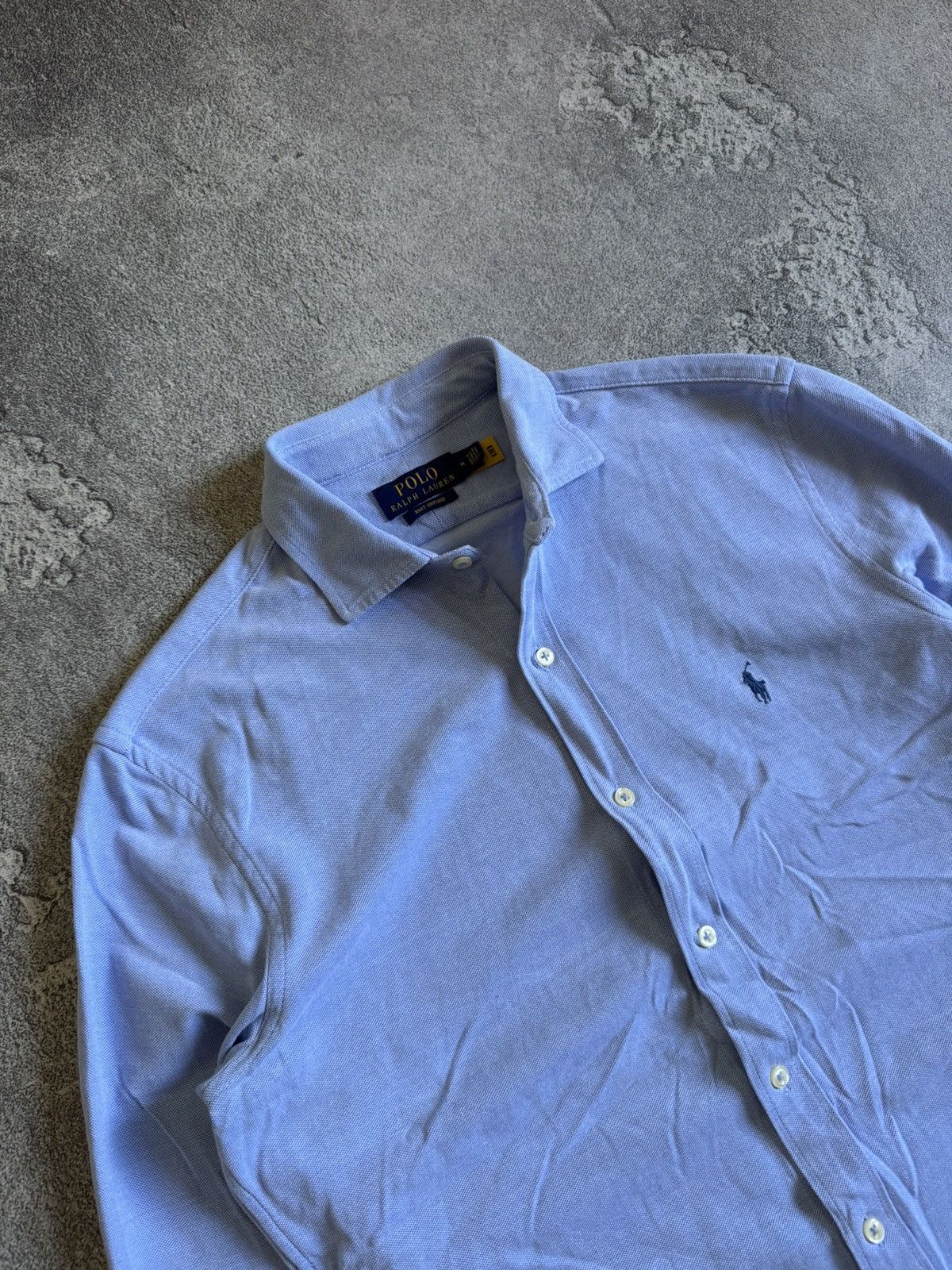 Polo Ralph Lauren Polo Ralph Lauren M knit oxford shirt button up long sleeve Size US M / EU 48-50 / 2 - 2 Thumbnail