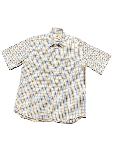 Burberry Vintage Thomas Burberry Checkered Button Up Shirt Size L Size US L / EU 52-54 / 3 - 1 Thumbnail