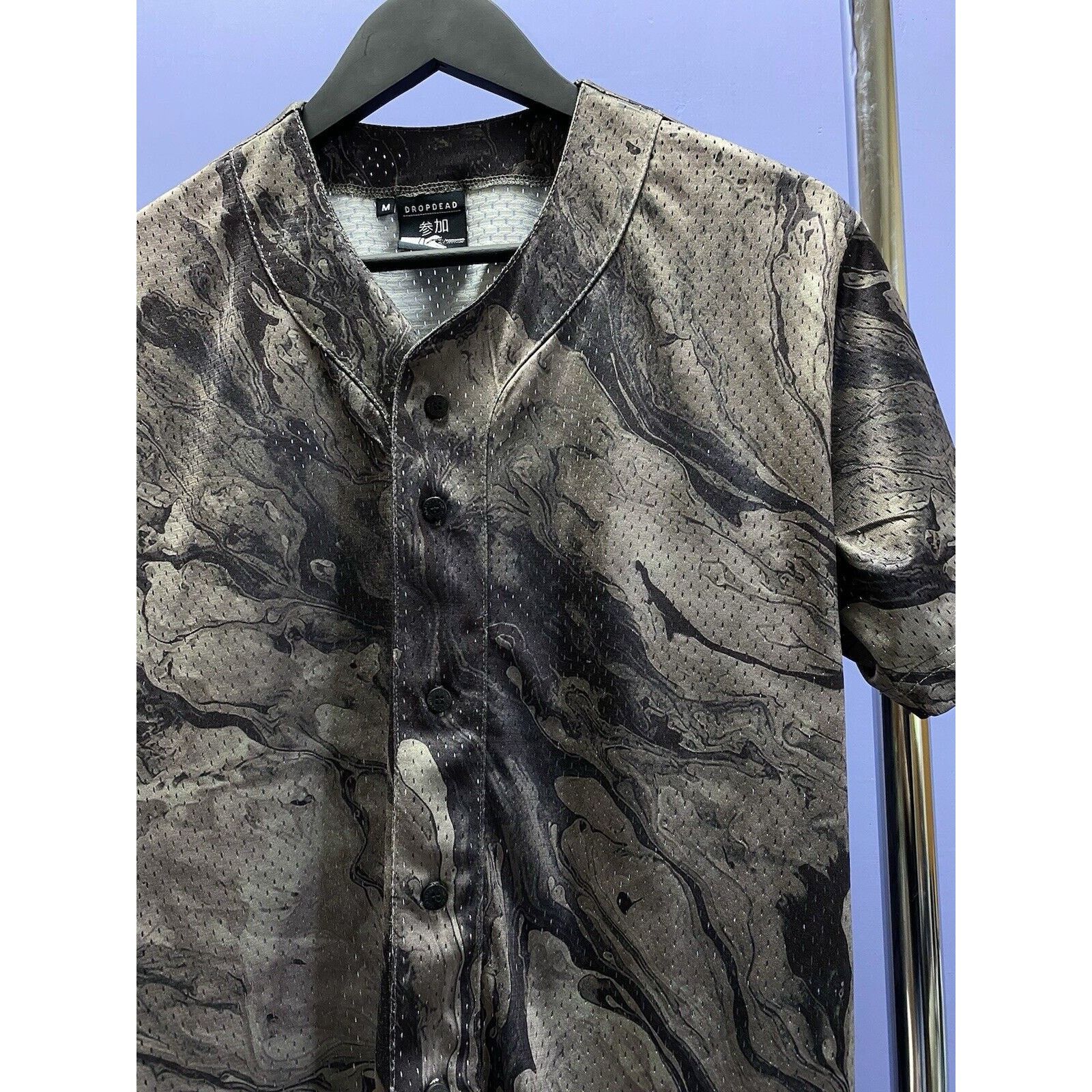 Drop Dead Drop Dead Baseball Jersey T Shirt Size M Grey Size US M / EU 48-50 / 2 - 7 Thumbnail