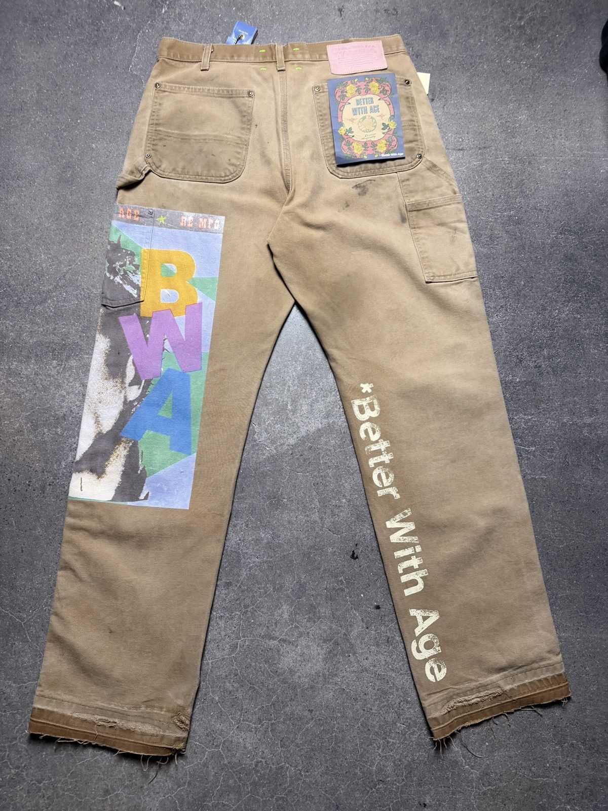 Better With Age Better With Age Knucklehead Double Knee Carhartt Pants Khaki Size US 33 - 6 Thumbnail