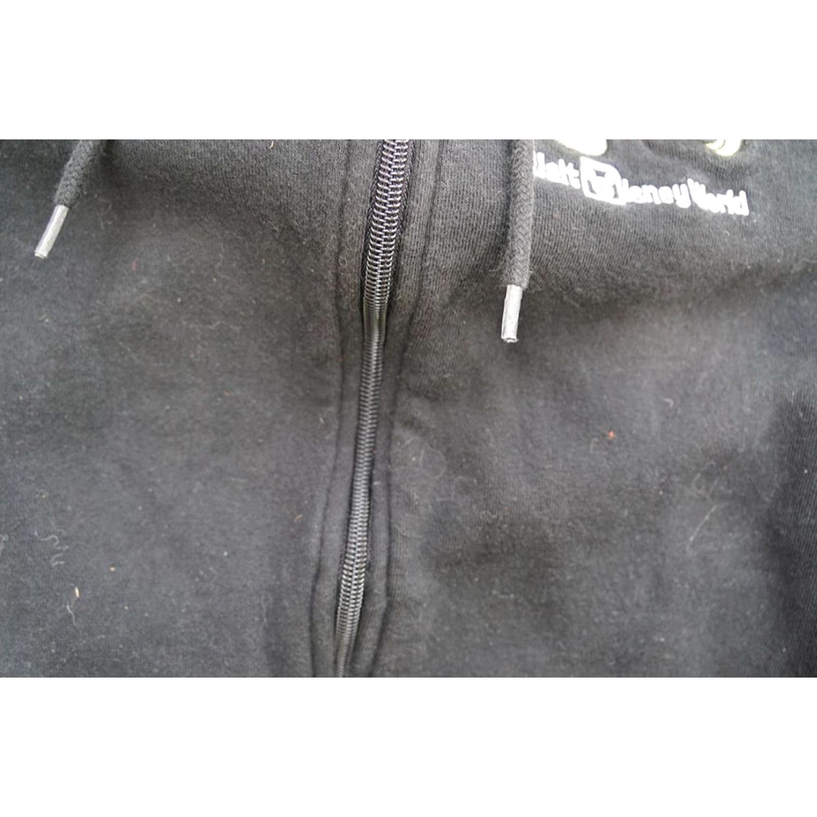 Disney Walt Disney Hoodie Adult Medium Black Sweatshirt Cartoon Mickey Mouse Mens Size M / US 6-8 / IT 42-44 - 5 Thumbnail