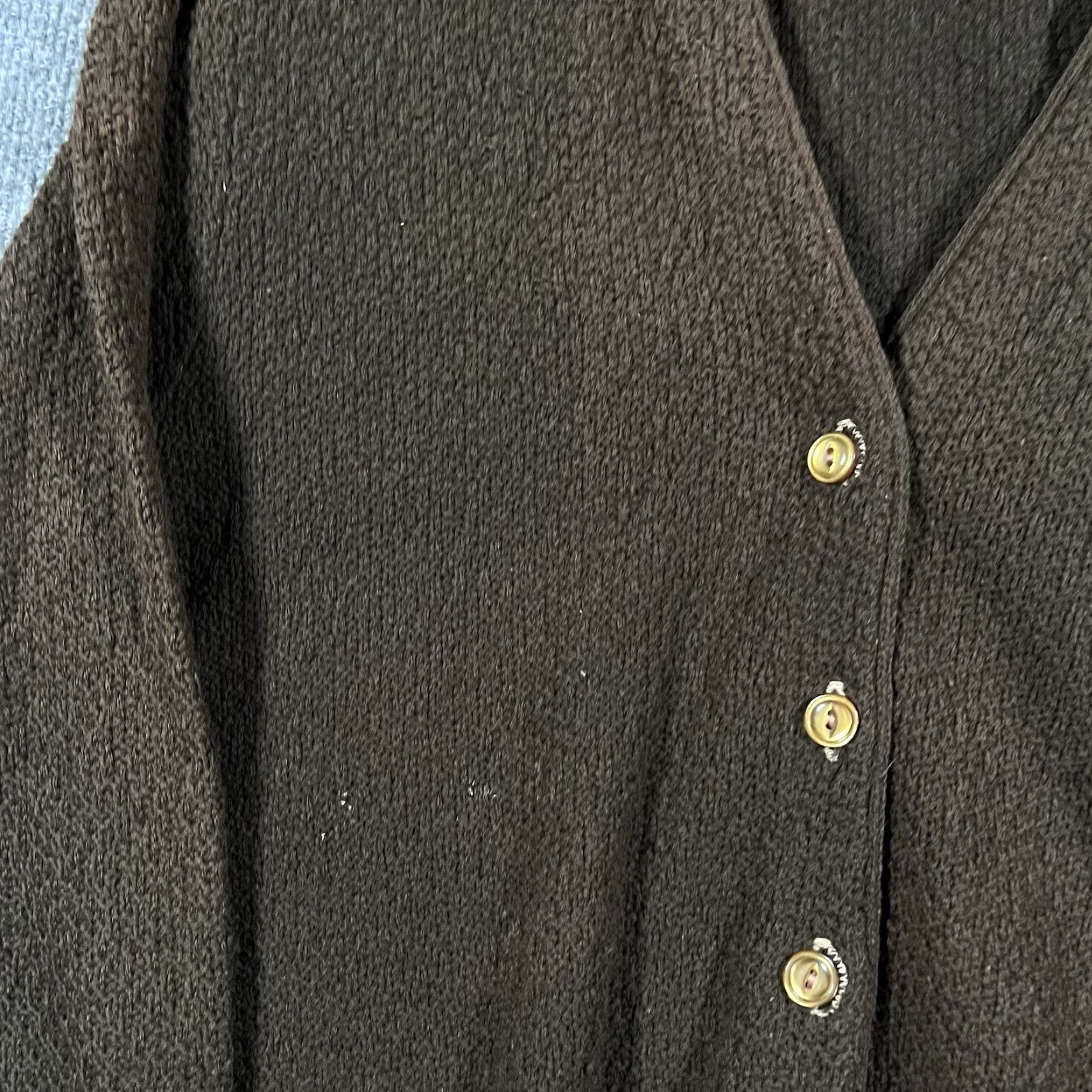 Vintage VINTAGE Glenbrooke Cardigan Sweater Medium Brown Button Down 60s 70s Classic Women Ladies Size M / US 6-8 / IT 42-44 - 4 Thumbnail