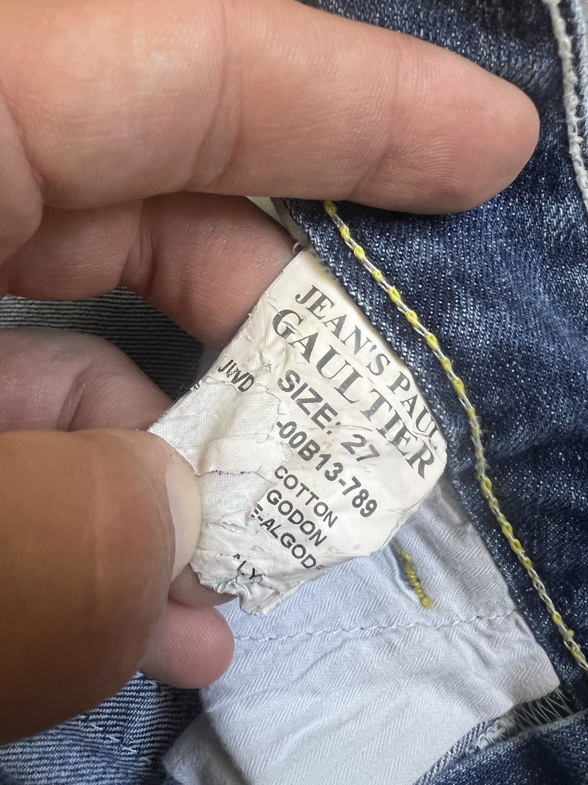 Jean Paul Gaultier × Vintage Y2K Vintage Jean Paul Gaultier Distressed Mini Shorts Low Size 27" / US 4 / IT 40 - 13 Thumbnail