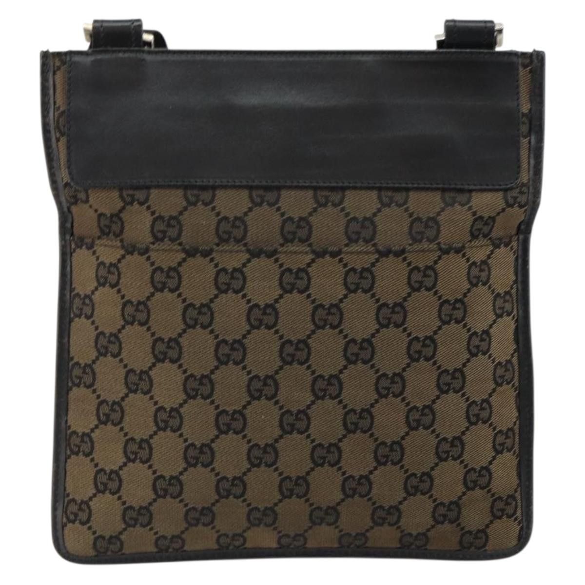 Gucci GUCCI GG Canvas Shoulder Bag Brown 019 019 Size ONE SIZE - 3 Thumbnail