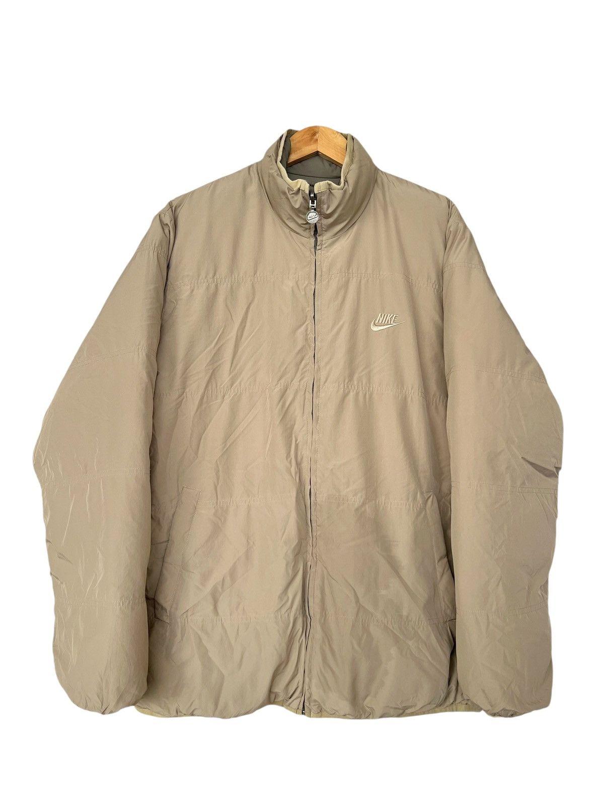 Nike Vintage Y2K Nike Puffer Reversible Green Jacket Size US M / EU 48-50 / 2 - 11 Thumbnail