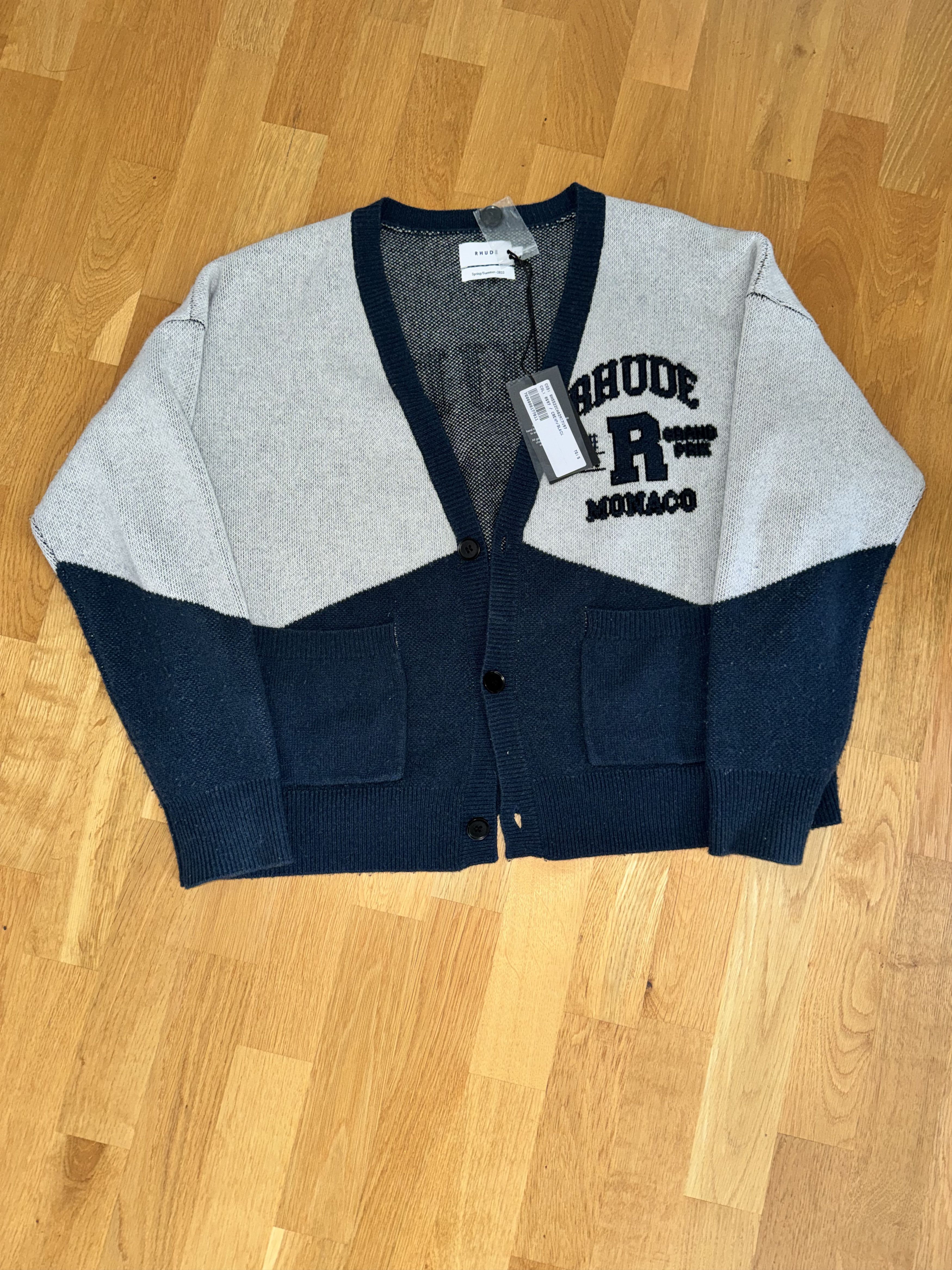 Rhude Rhude Grand Prix Colorblock Cardigan Size US S / EU 44-46 / 1 - 1 Thumbnail