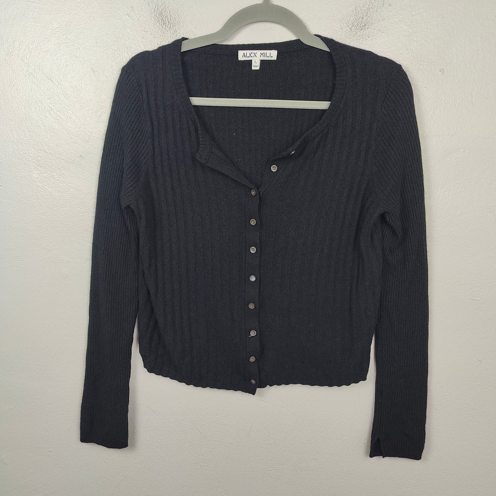 Alex Mill Alex Mill Kristin Ribbed Cardigan Sweater Womens Large Size L / US 10 / IT 46 - 1 Thumbnail