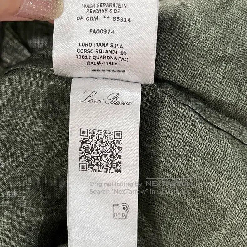 Loro Piana Loro Piana Green shirt Size US L / EU 52-54 / 3 - 9 Thumbnail