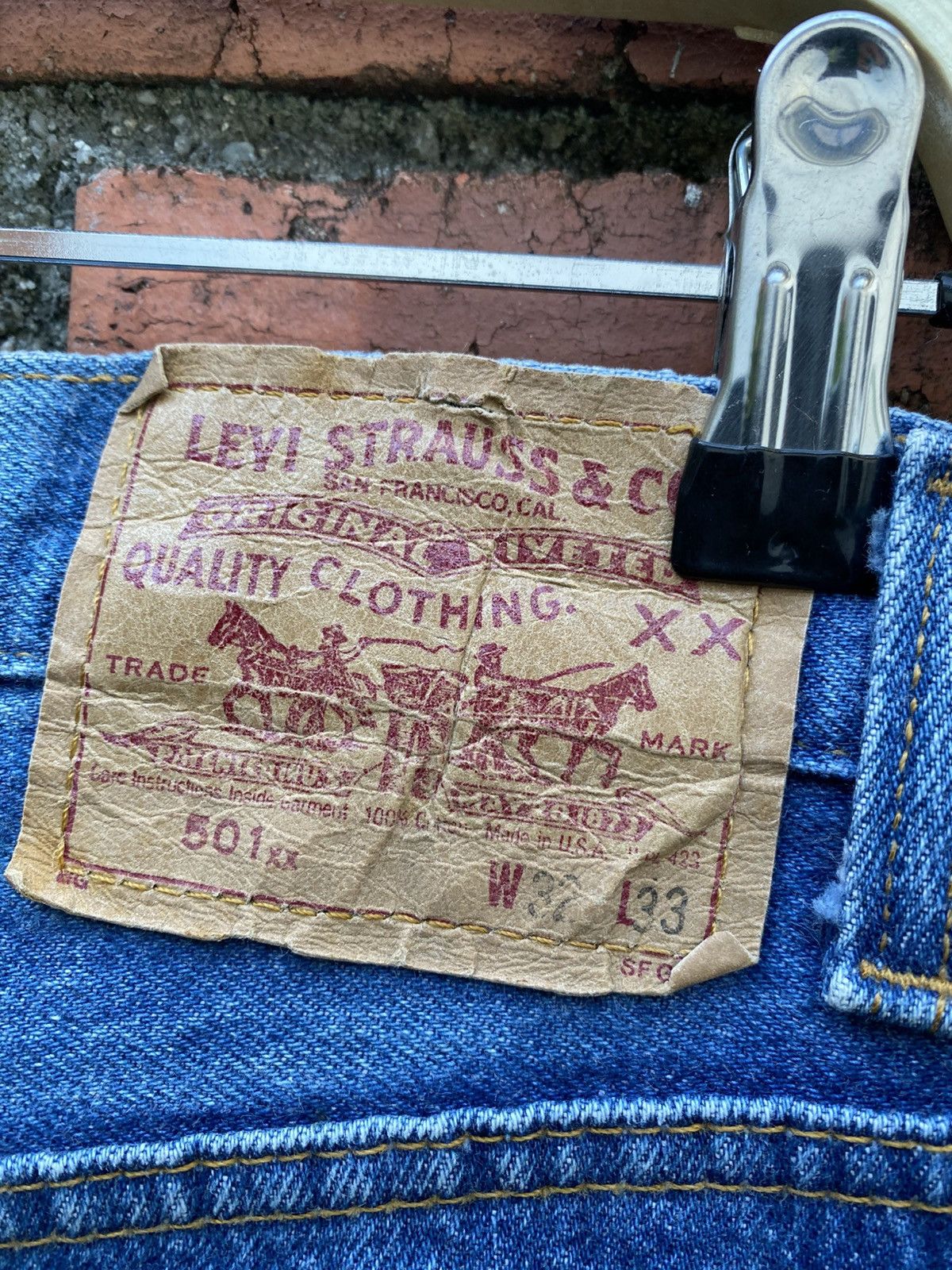 Levi's Vintage Clothing W31x30 Vintage levi's 501xx made in USA Size US 31 - 4 Thumbnail