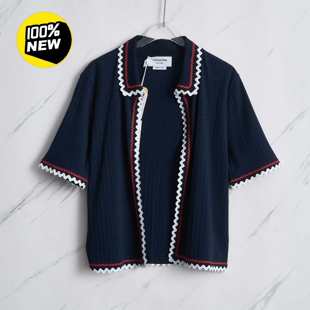 Thom Browne thom browne women's short sleeve knit tee Size US M / EU 48-50 / 2 - 1 Thumbnail