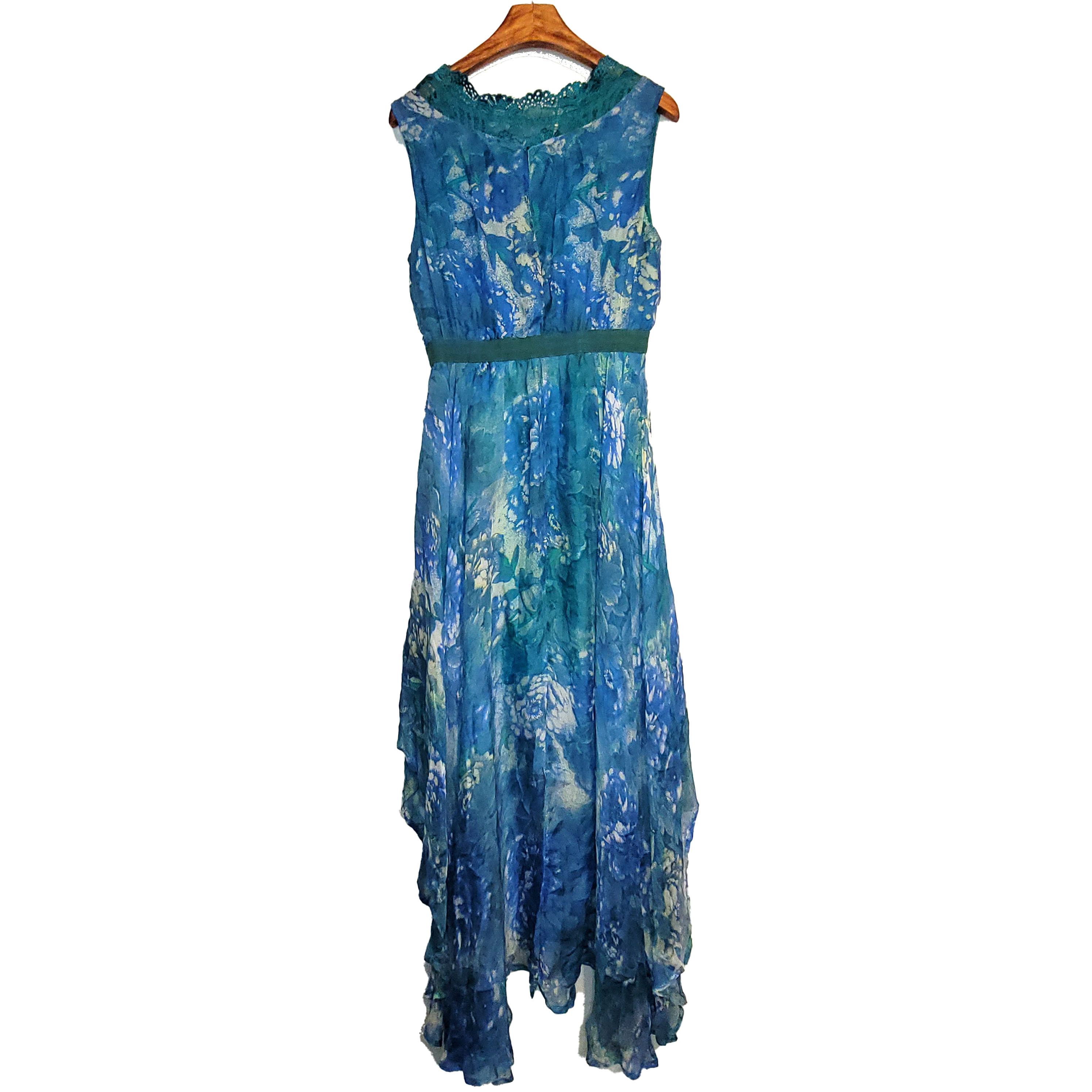 Other Women's Size S Long Silk Sleeveless Maxi Dress SAJ159 Size S / US 4 / IT 40 - 2 Thumbnail