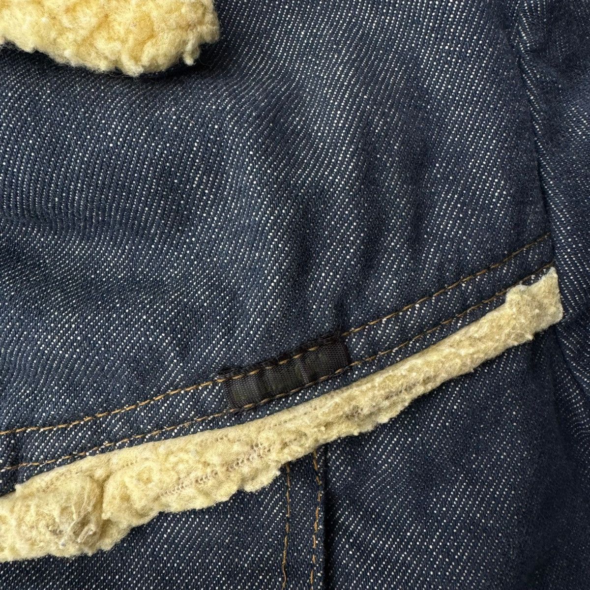 Carhartt × Sears × Vintage 60s Denim Ranch Jean Jacket TRUE VINTAGE Sherpa Lined Barn Size US XL / EU 56 / 4 - 11 Thumbnail