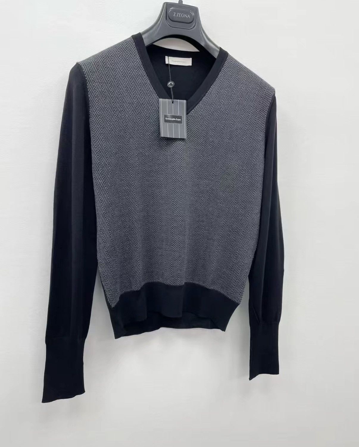 Ermenegildo Zegna Ermenegildo Zegna Wool/Cashmere Sweater J30 Size US L / EU 52-54 / 3 - 1 Thumbnail