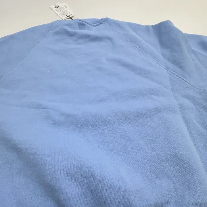 AMI AMIPARIS Sky Blue Heart Embroidered Sweatshirt -2507 Size US XS / EU 42 / 0 - 7 Thumbnail