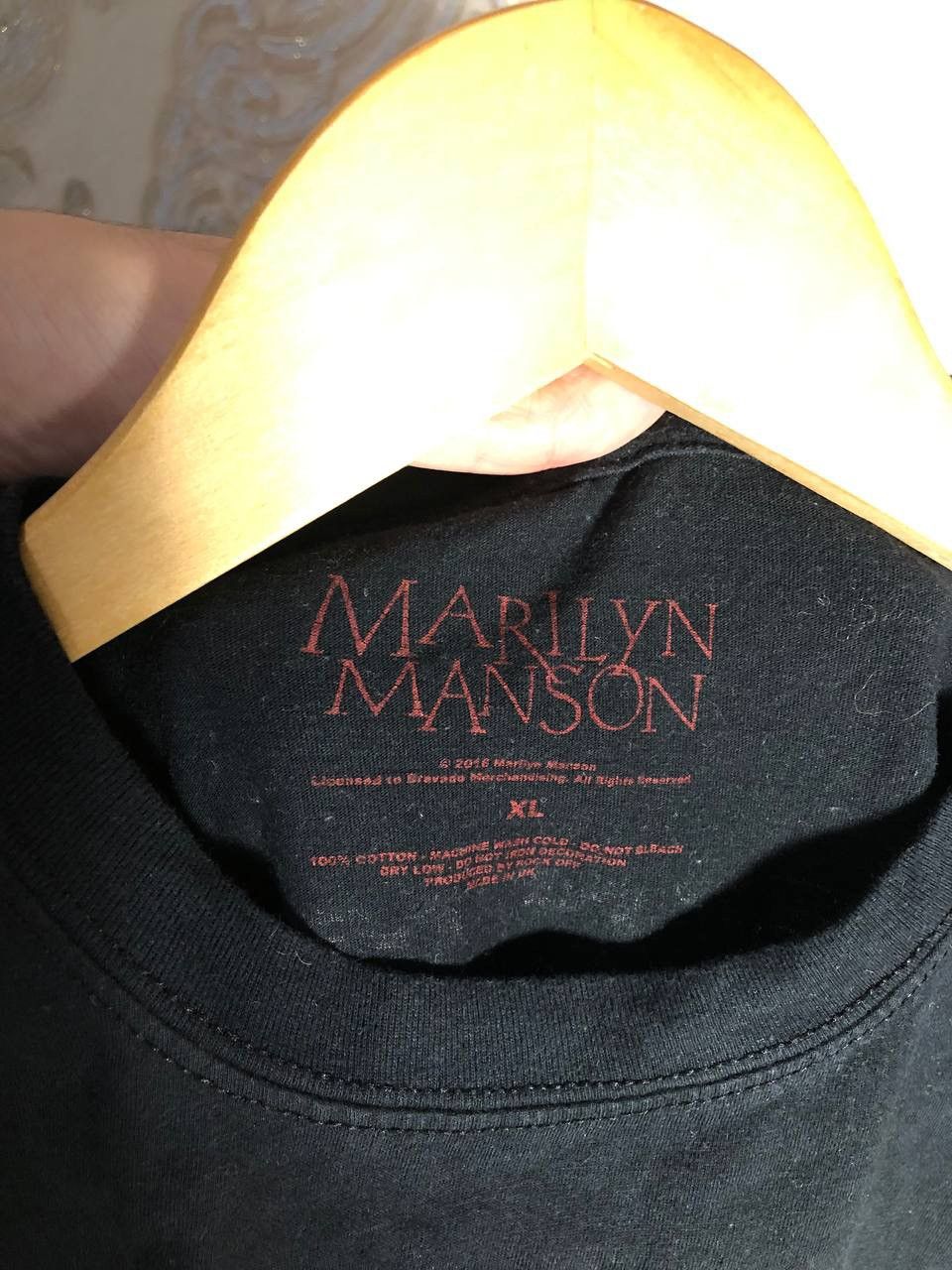 Marilyn Manson × Vintage VERY RARE MARELYN MANSON BIG LOGO ROCK T-SHIRT PUNK Y2K 90s Size US XL / EU 56 / 4 - 3 Thumbnail