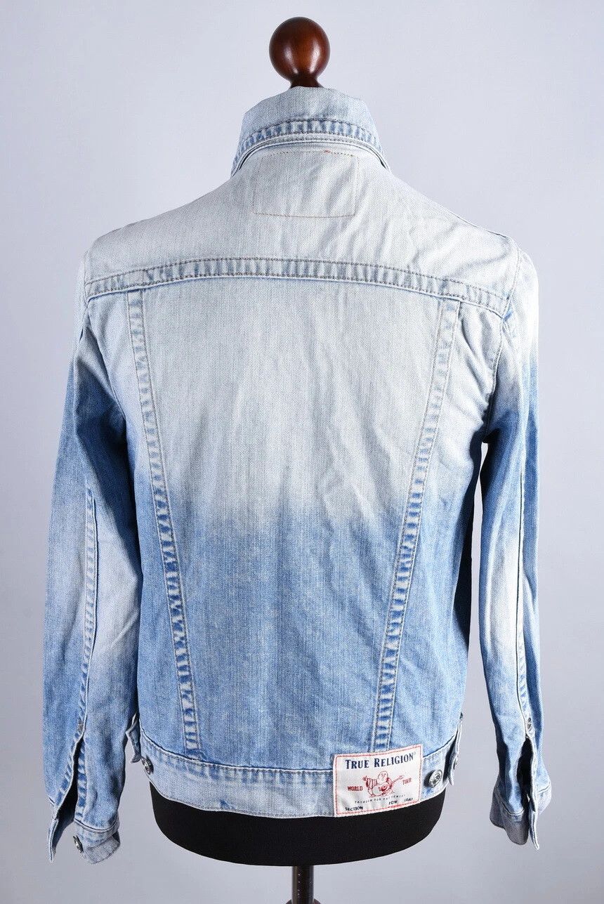 True Religion True Religion Light Wash Denim Trucker Jacket Size US M / EU 48-50 / 2 - 3 Thumbnail