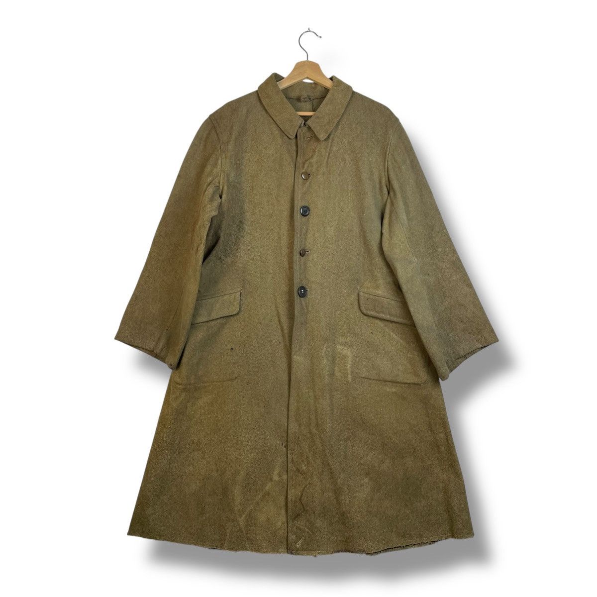 Vintage VINTAGE 40s WW2 IMPERIAL JAPANESE ARMY WOOL COAT Size US L / EU 52-54 / 3 - 1 Thumbnail