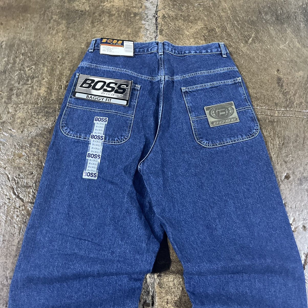 JNCO Crazy Vintage Y2K Boss Jeans Baggy Utility Skater Wide Leg Size US 34 / EU 50 - 4 Thumbnail