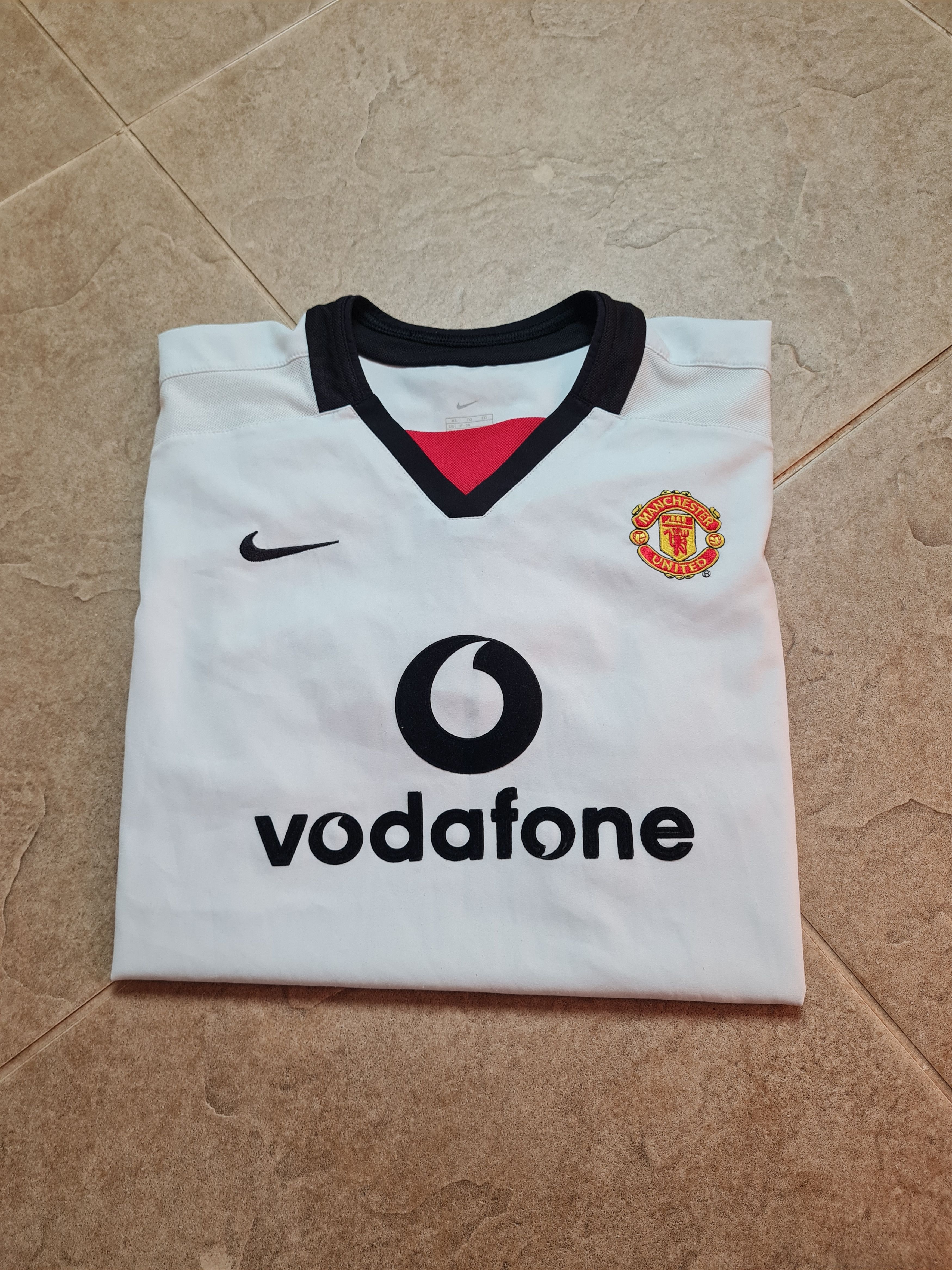 Nike JERSEY MANCHESTER UNITED 2002/03 FOOTBALL SOCCER SHIRT NIKE Size US S / EU 44-46 / 1 - 16 Thumbnail