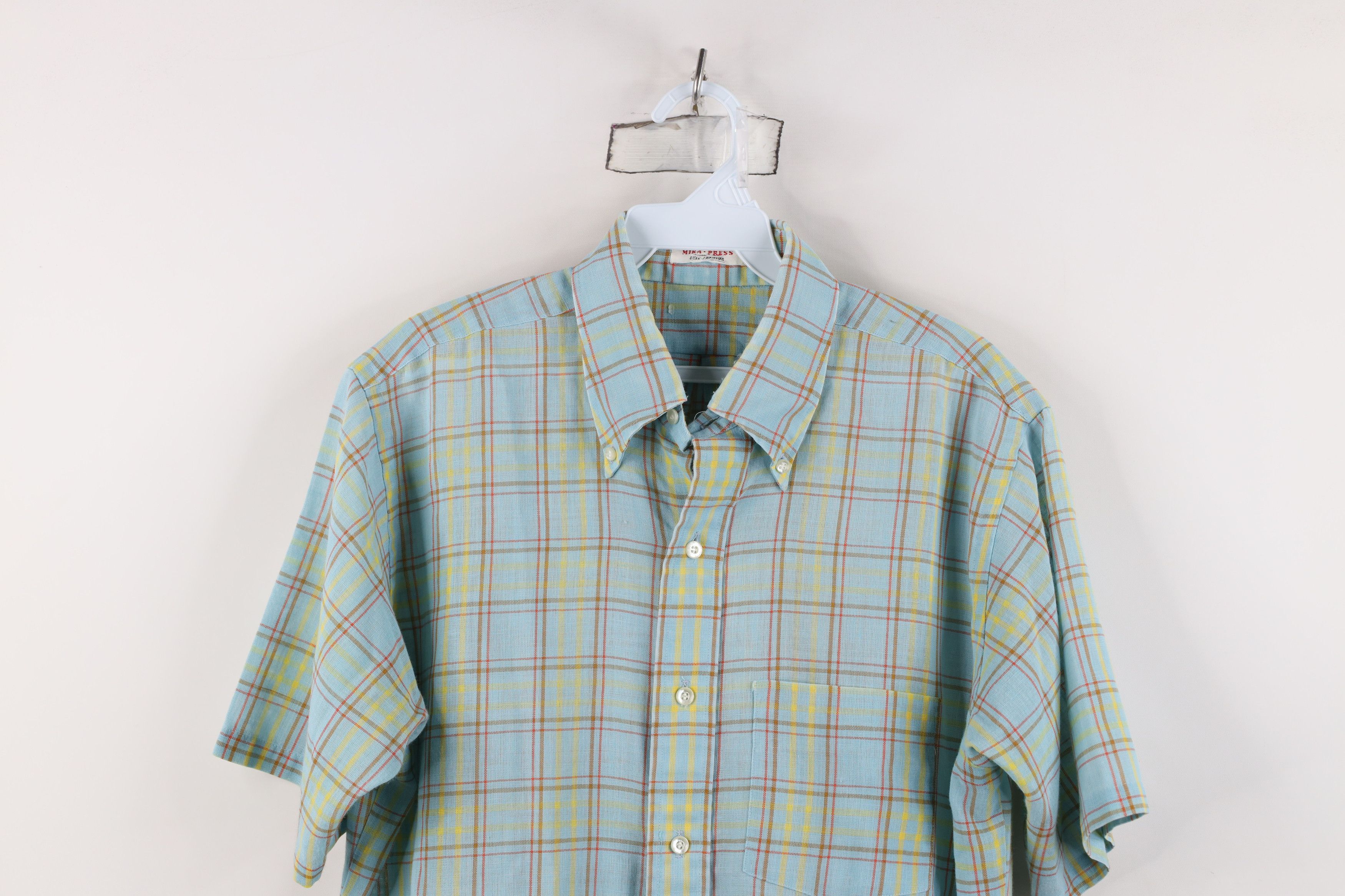 Vintage Vintage 50s 60s Streetwear Collared Button Down Shirt USA Size US M / EU 48-50 / 2 - 2 Thumbnail