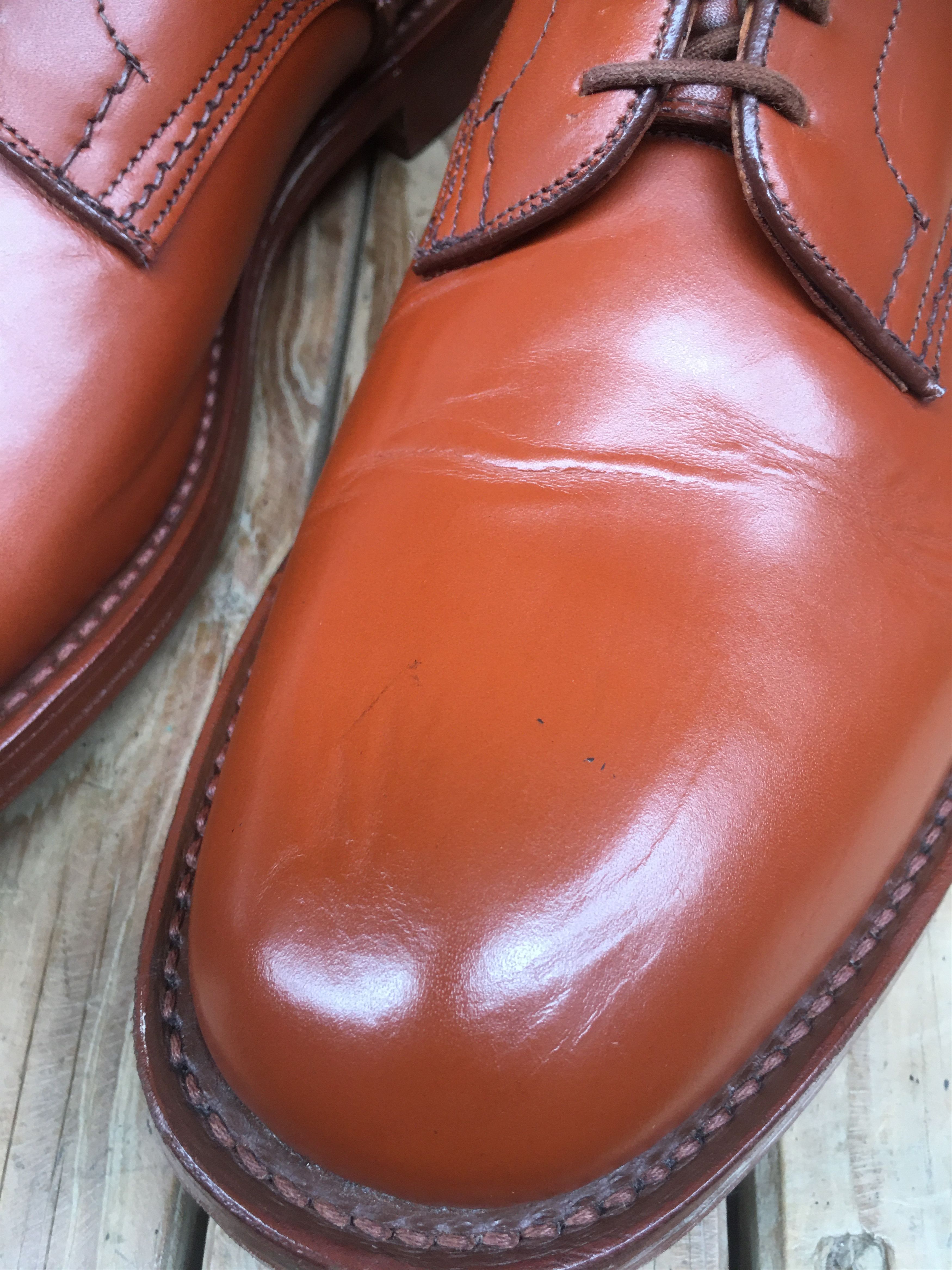 Tricker's Tricker's brown derby Mens leather shoes UK 9.5 Size US 10.5 / EU 43-44 - 14 Thumbnail