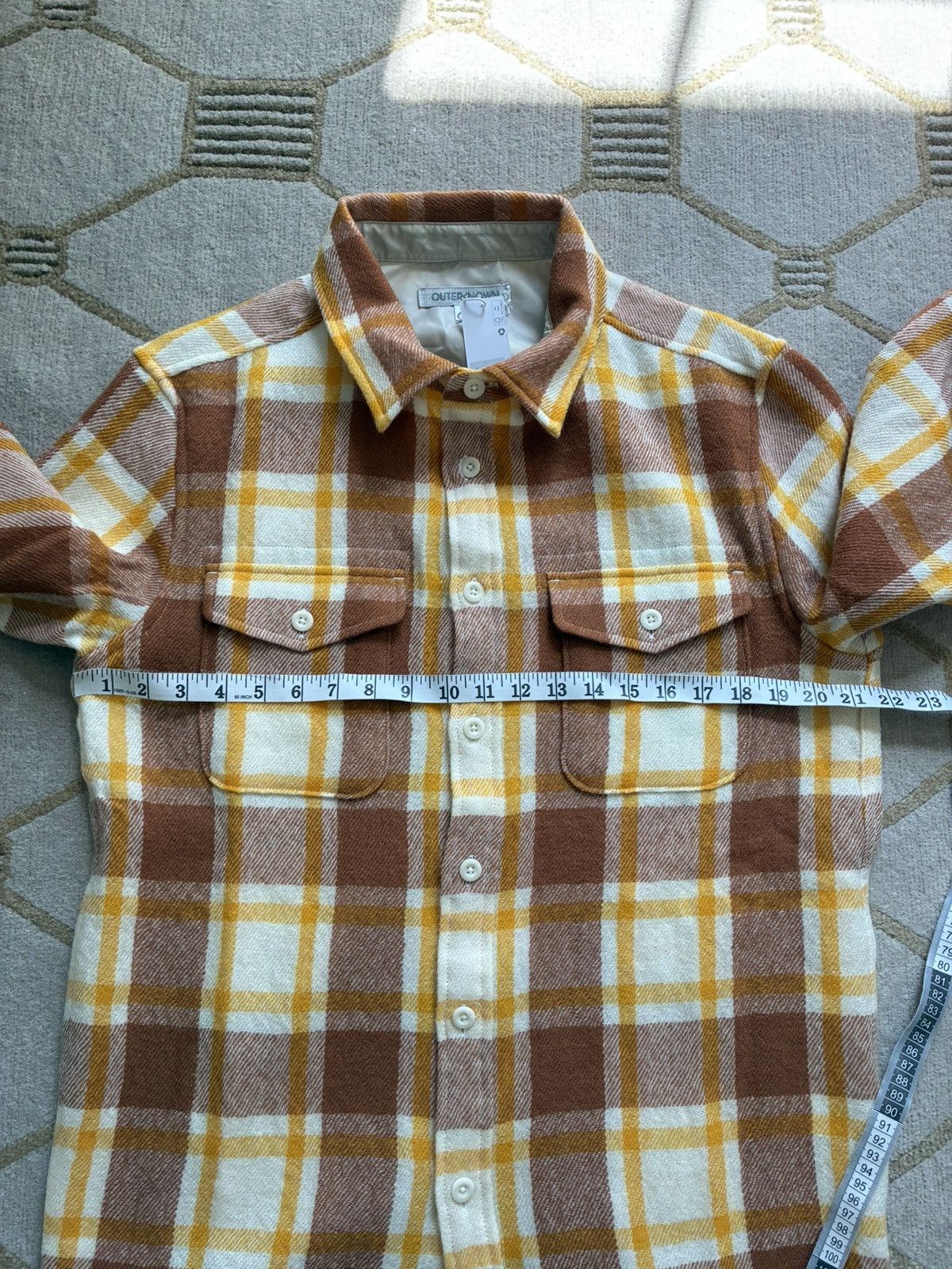 Outerknown NWT Outerknown Wool Blanket Shirt in Alta Vista Plaid Size US M / EU 48-50 / 2 - 7 Thumbnail