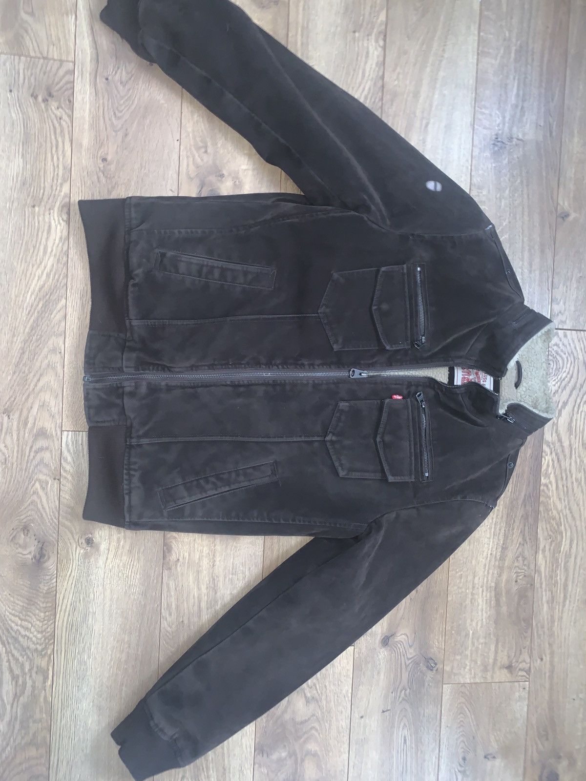 Levi's Brown Heavy Coat Size US M / EU 48-50 / 2 - 2 Thumbnail