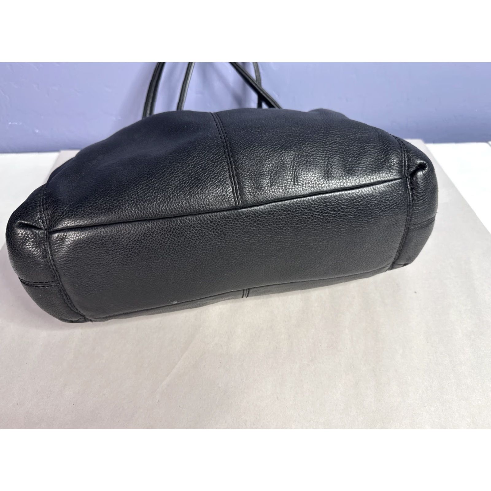 Coach COACH Lexi Black Pebble Leather 3 Compartment Shoulder Bag F57545 Purse Size ONE SIZE - 7 Thumbnail