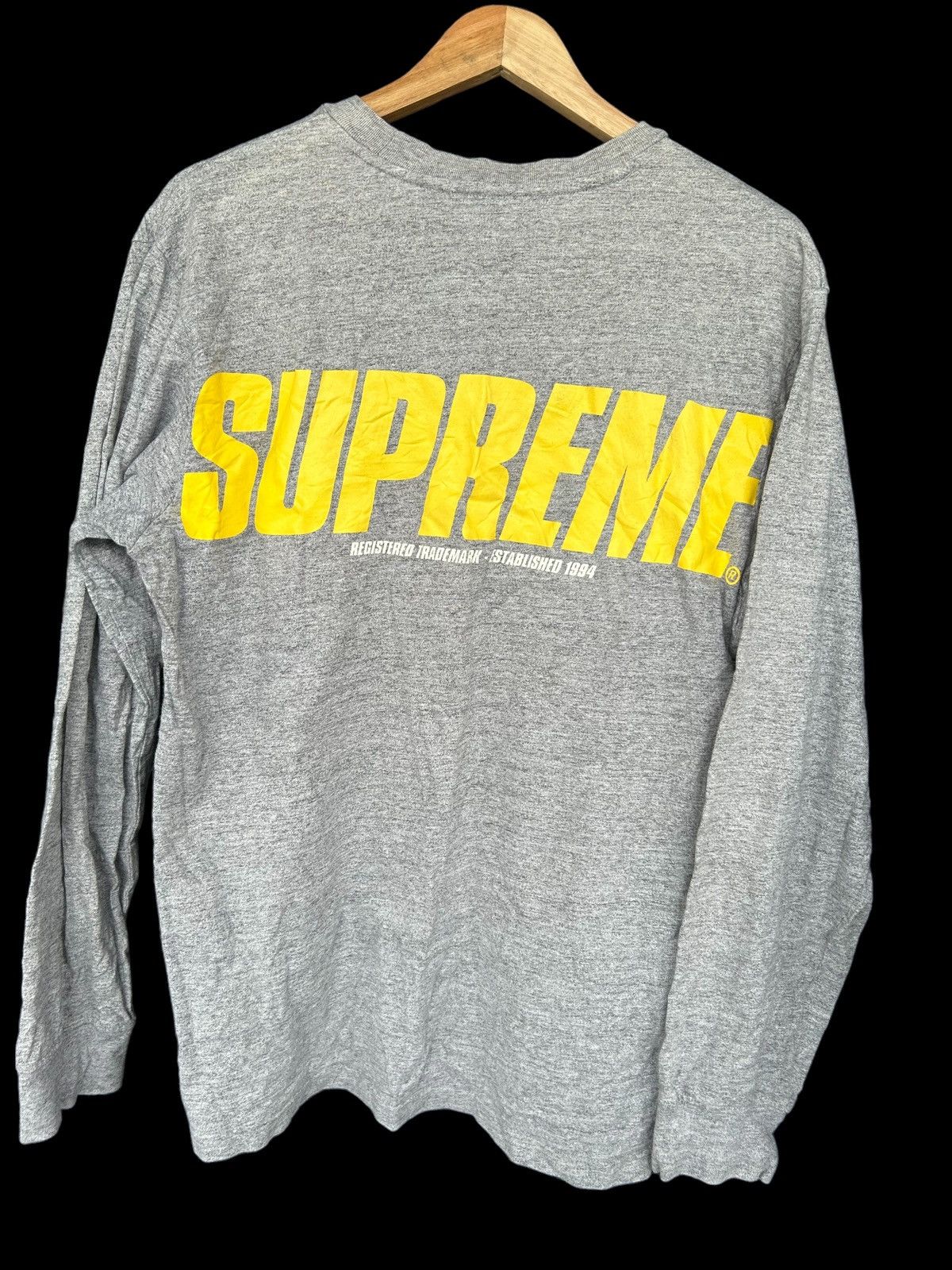 Supreme SUPREME Big Logo Longsleeve shirt Size US M / EU 48-50 / 2 - 4 Thumbnail