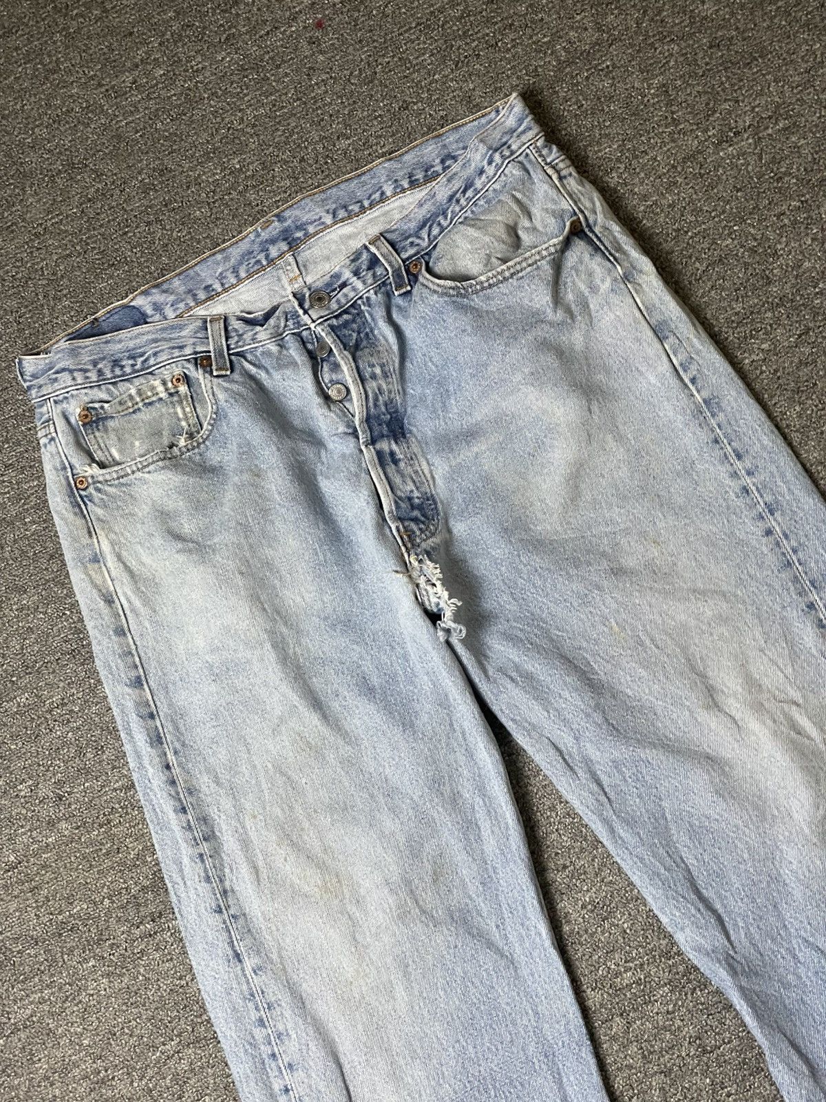 Levi's × Vintage LEVIS STRAUSS & Co 501 Relaxed Fit Jeans (106) Size US 36 / EU 52 - 3 Thumbnail