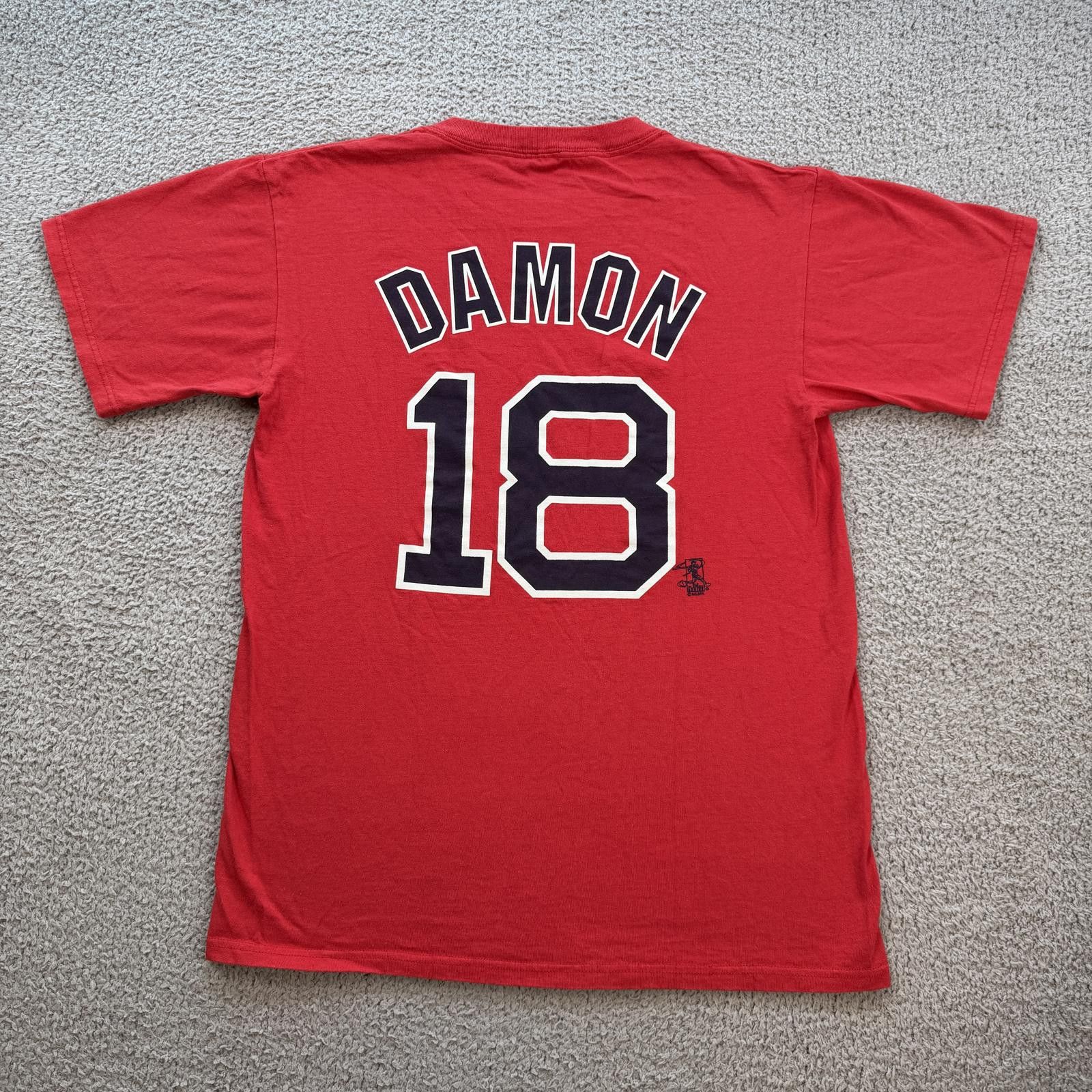 Majestic Vintage Boston Red Sox Johnny Damon #18 Majestic MLB T Shirt Size US M / EU 48-50 / 2 - 2 Thumbnail