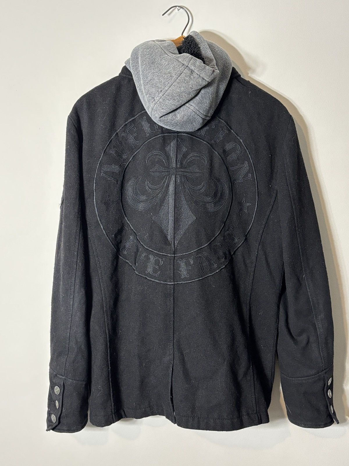 Affliction Affliction for Buckle Live Fast Jacket Hoodie Large Size US L / EU 52-54 / 3 - 3 Thumbnail