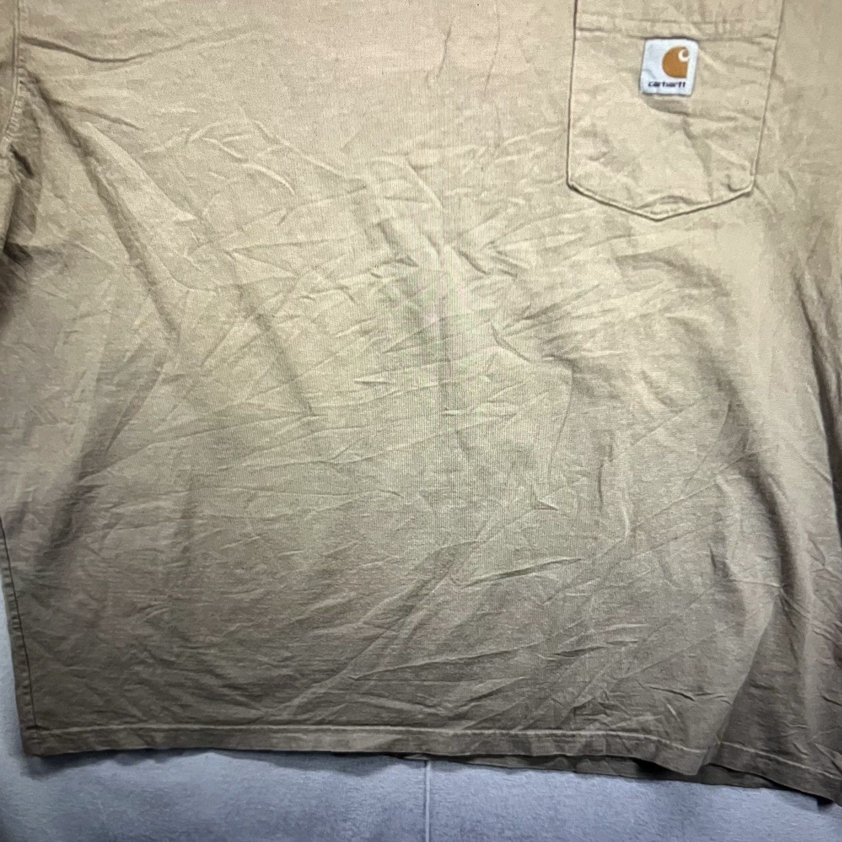 Carhartt VINTAGE Carhartt Men’s T-Shirt Short Sleeve Crew Neck 3XL Brown Heavyweight Cotton Workwear Outdoor Size US XXL / EU 58 / 5 - 6 Thumbnail