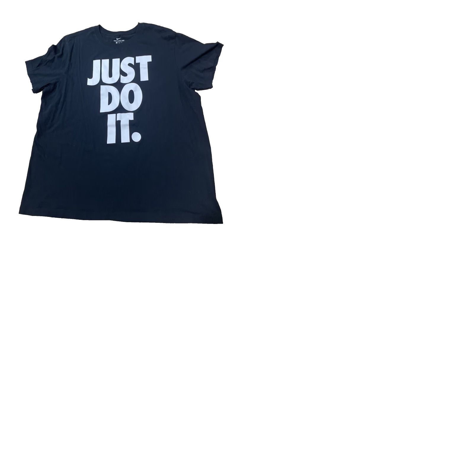 Nike Nike The Nike Tee Mens 2XL Black Just Do It Gym Workout Run Active Knit Crew T-Shirt Nike Logo 90s Sports Long Tail Size US XXL / EU 58 / 5 - 10 Thumbnail