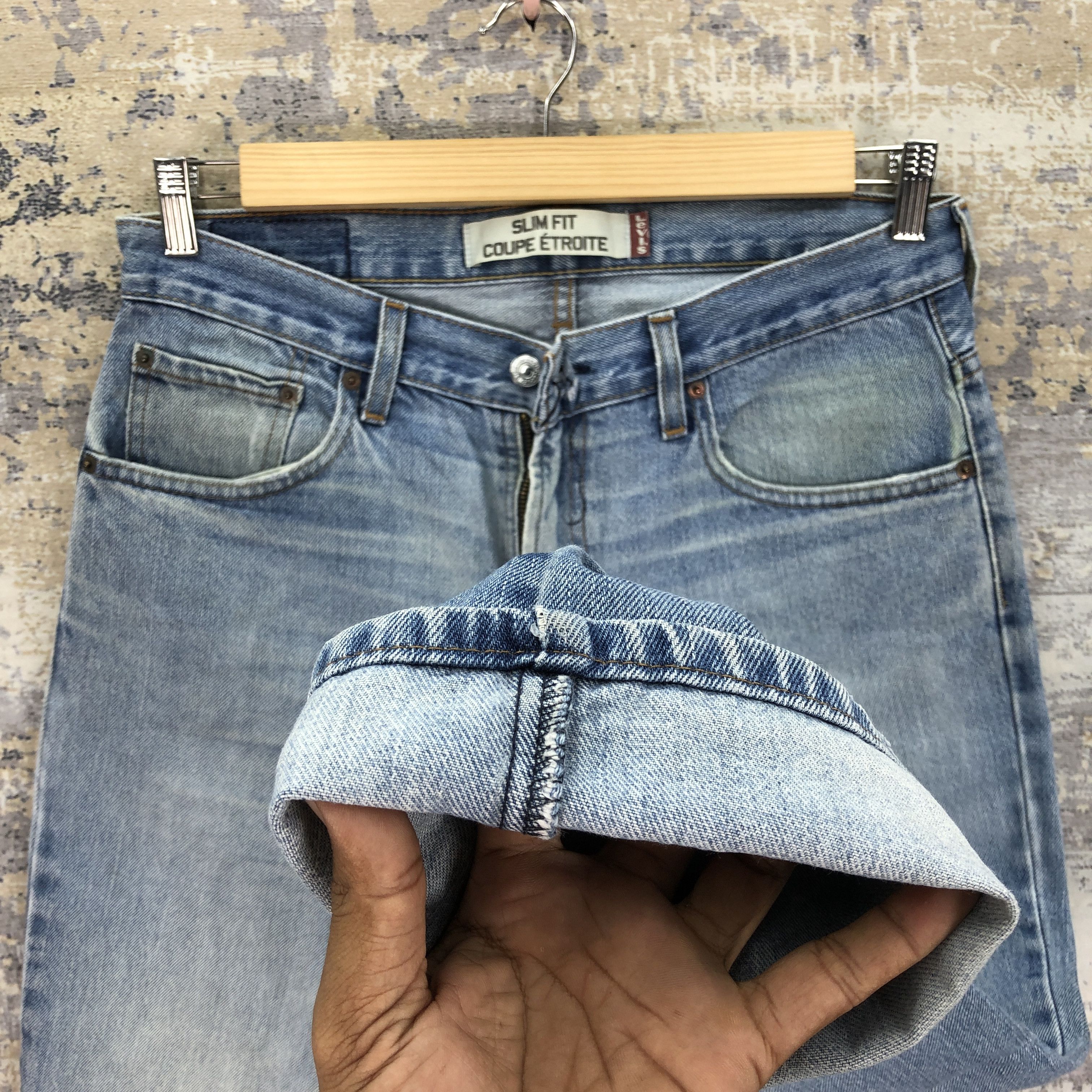 Levi's Vintage Levis 516 Jeans Levi's Sun Faded Light Wash Denim Size US 32 / EU 48 - 8 Thumbnail