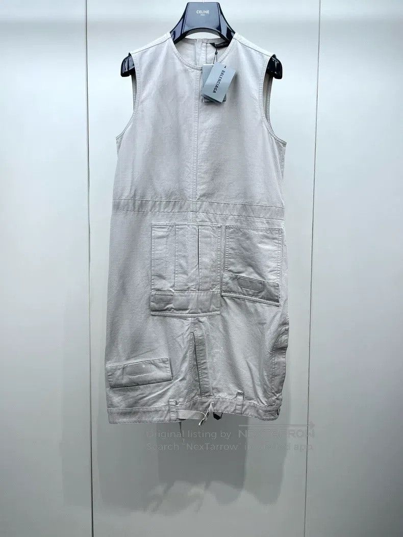 Balenciaga Balenciaga Sleeveless Vest Dress Size XS / US 0-2 / IT 36-38 - 1 Thumbnail