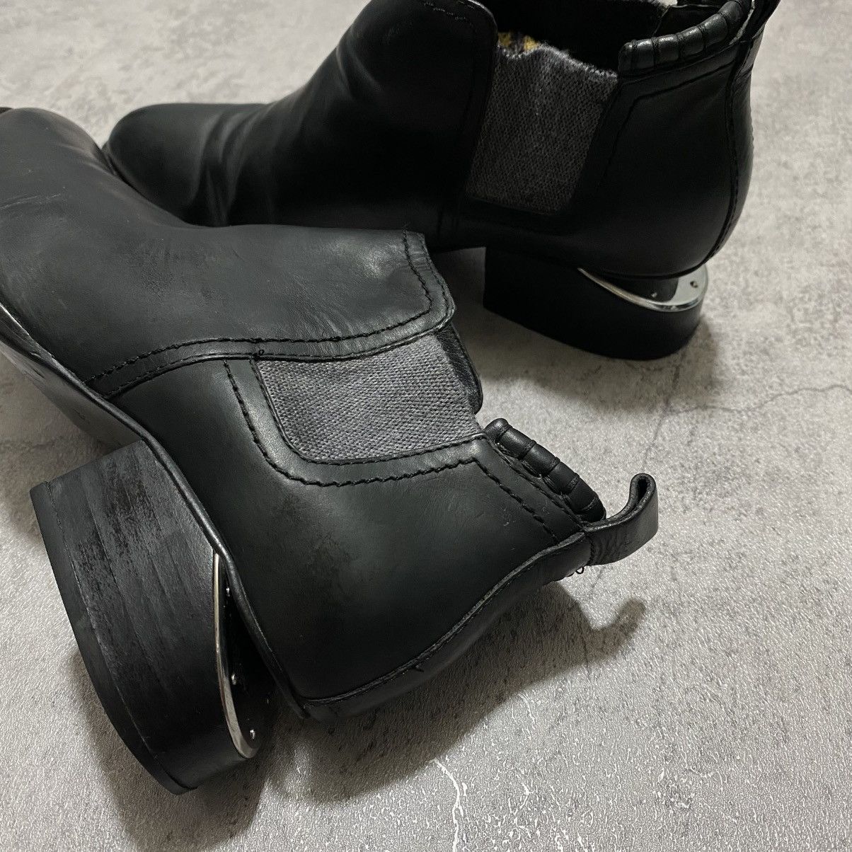 Alexander Wang ALEXANDER WANG KORI LEATHER ANKLE BOOTS Size US 7 / IT 37 - 3 Thumbnail