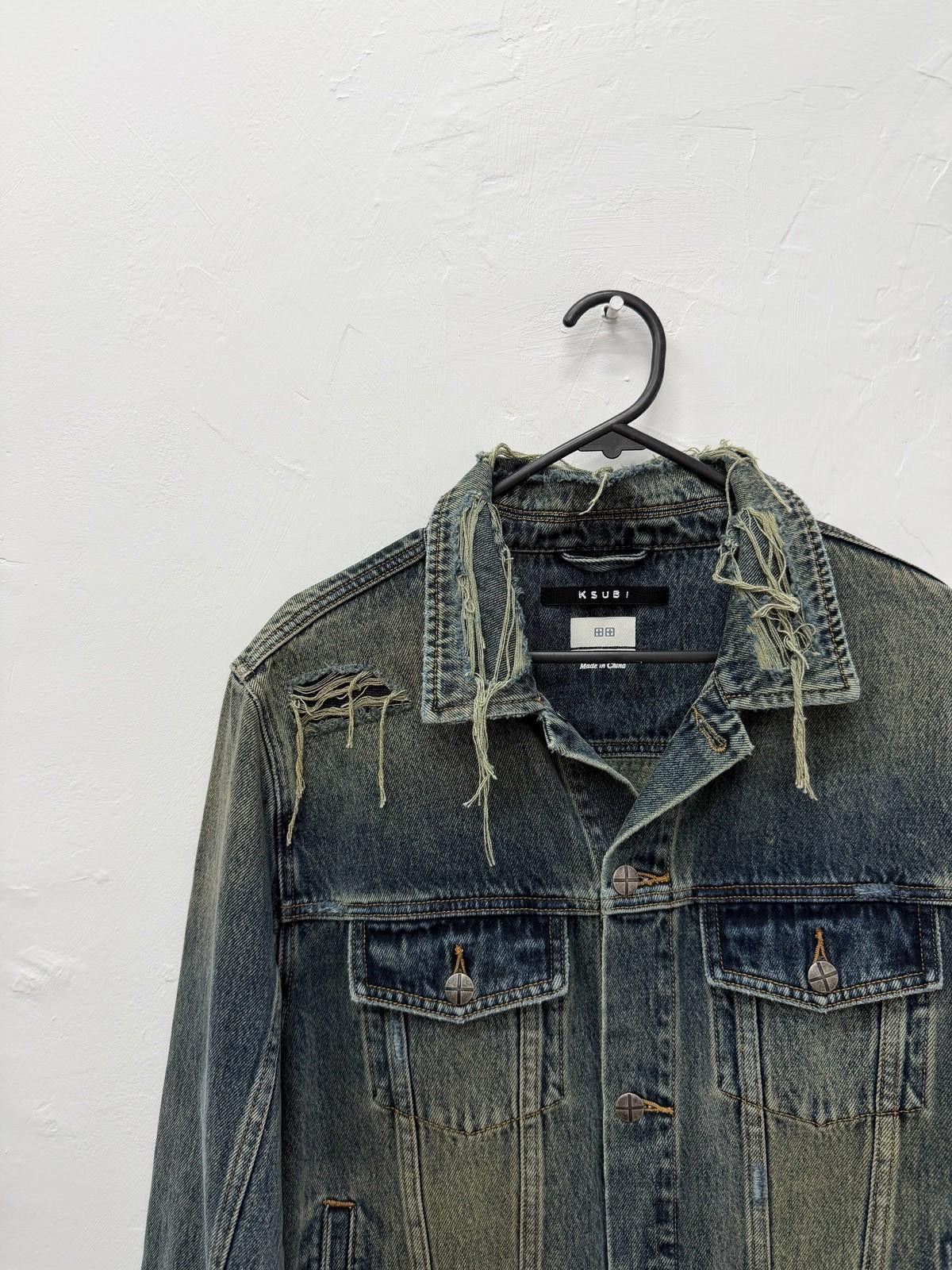 Ksubi new Ksubi mens embroidered jacket medium m denim blue Size US M / EU 48-50 / 2 - 2 Thumbnail