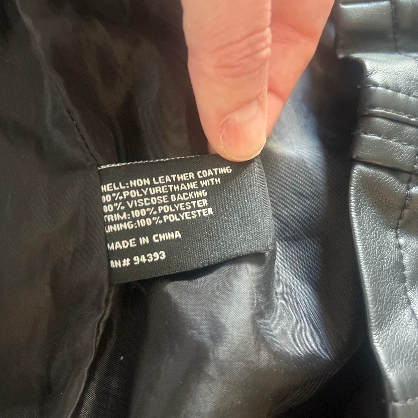 Other Mo-Ka Faux Leather Jacket Size L / US 10 / IT 46 - 3 Thumbnail