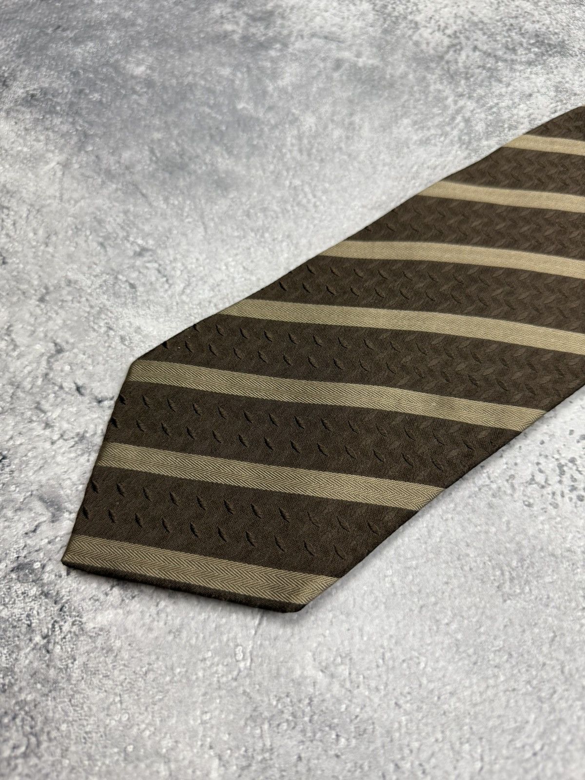 Emporio Armani Emporio Armani Tie Silk Luxury Streetwear Hype Made In Italy Size ONE SIZE - 7 Thumbnail