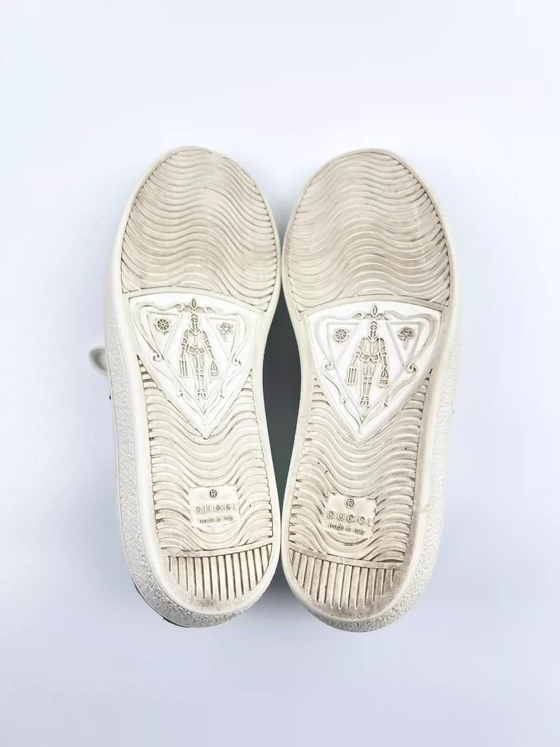 Gucci Gucci Classic White Sneakers with Bee Design-2505 Size US 6 / EU 39 - 5 Thumbnail