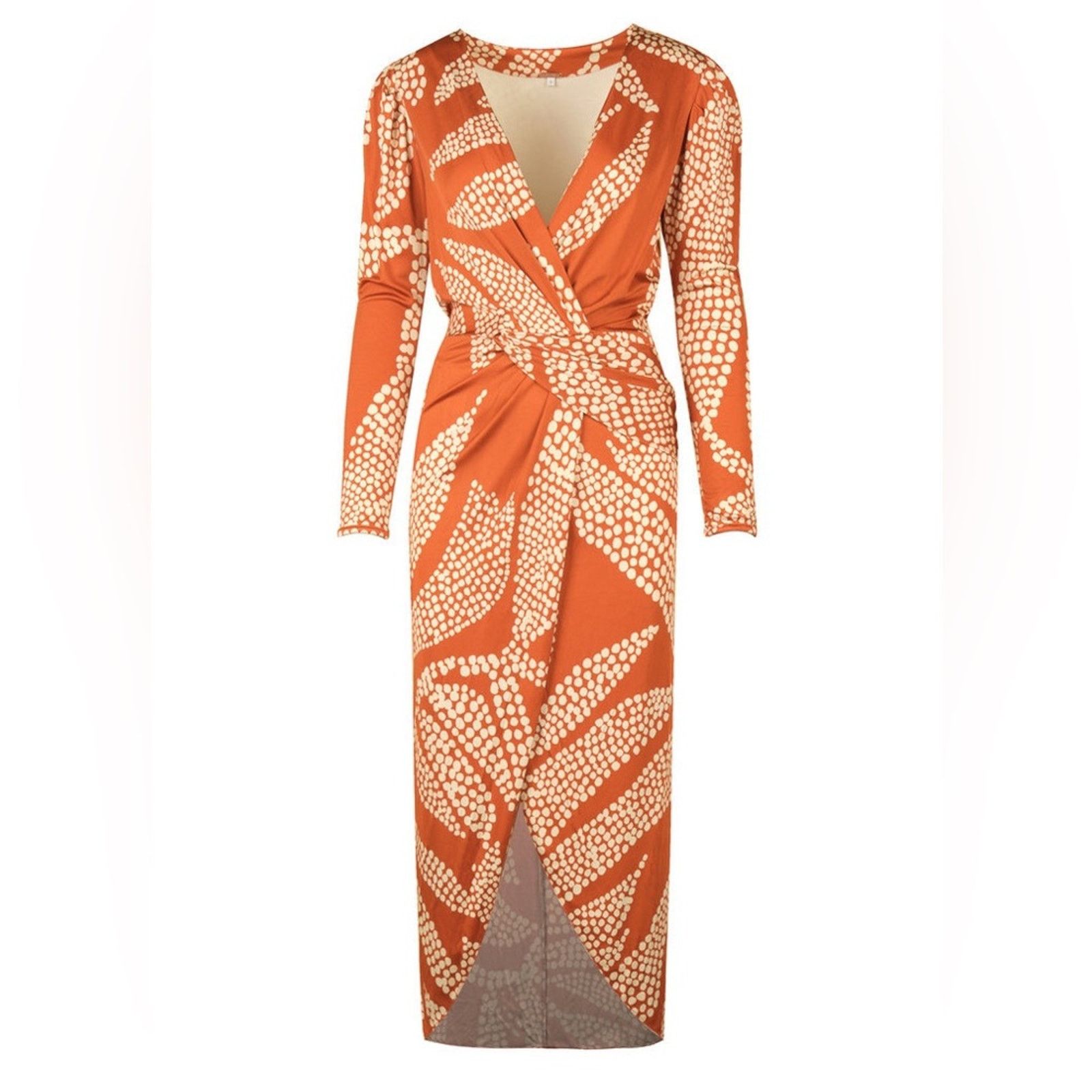 Other Johanna Ortiz Spice Market Hunter Midi Dress in Orange sz 4 Size S / US 4 / IT 40 - 2 Thumbnail